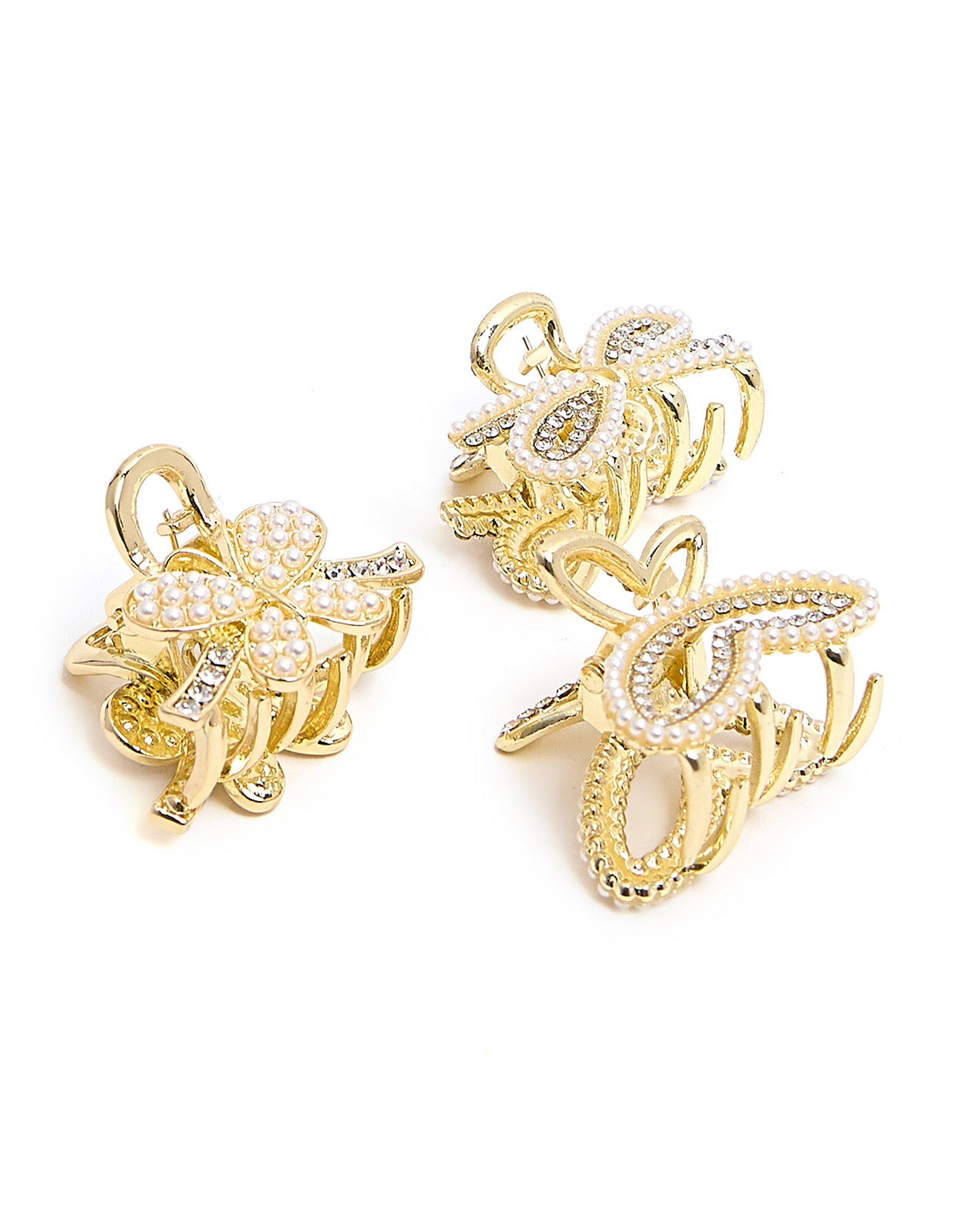 Pack of 3 Embellished Claw Clips