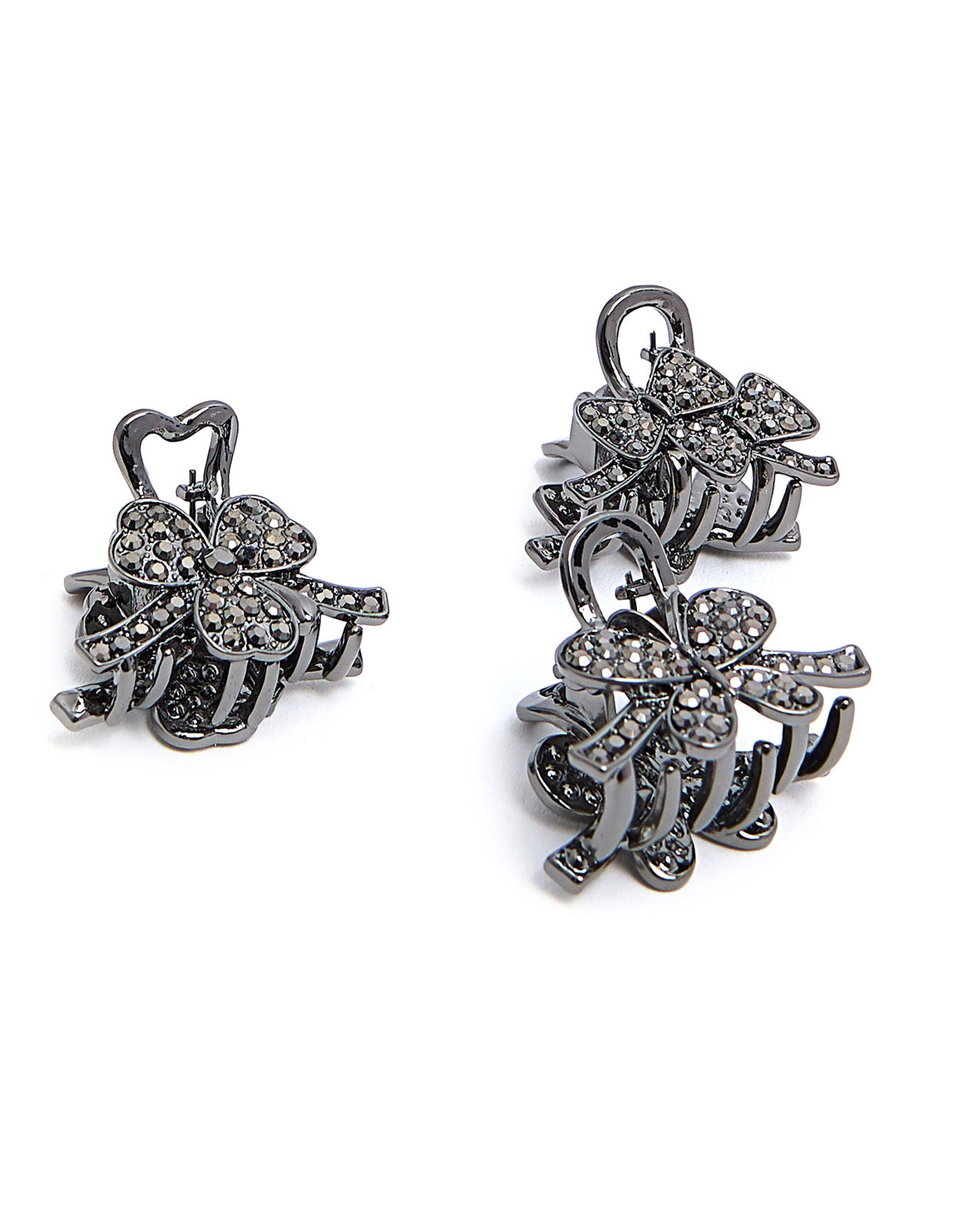 Pack of 3 Embellished Claw Clips