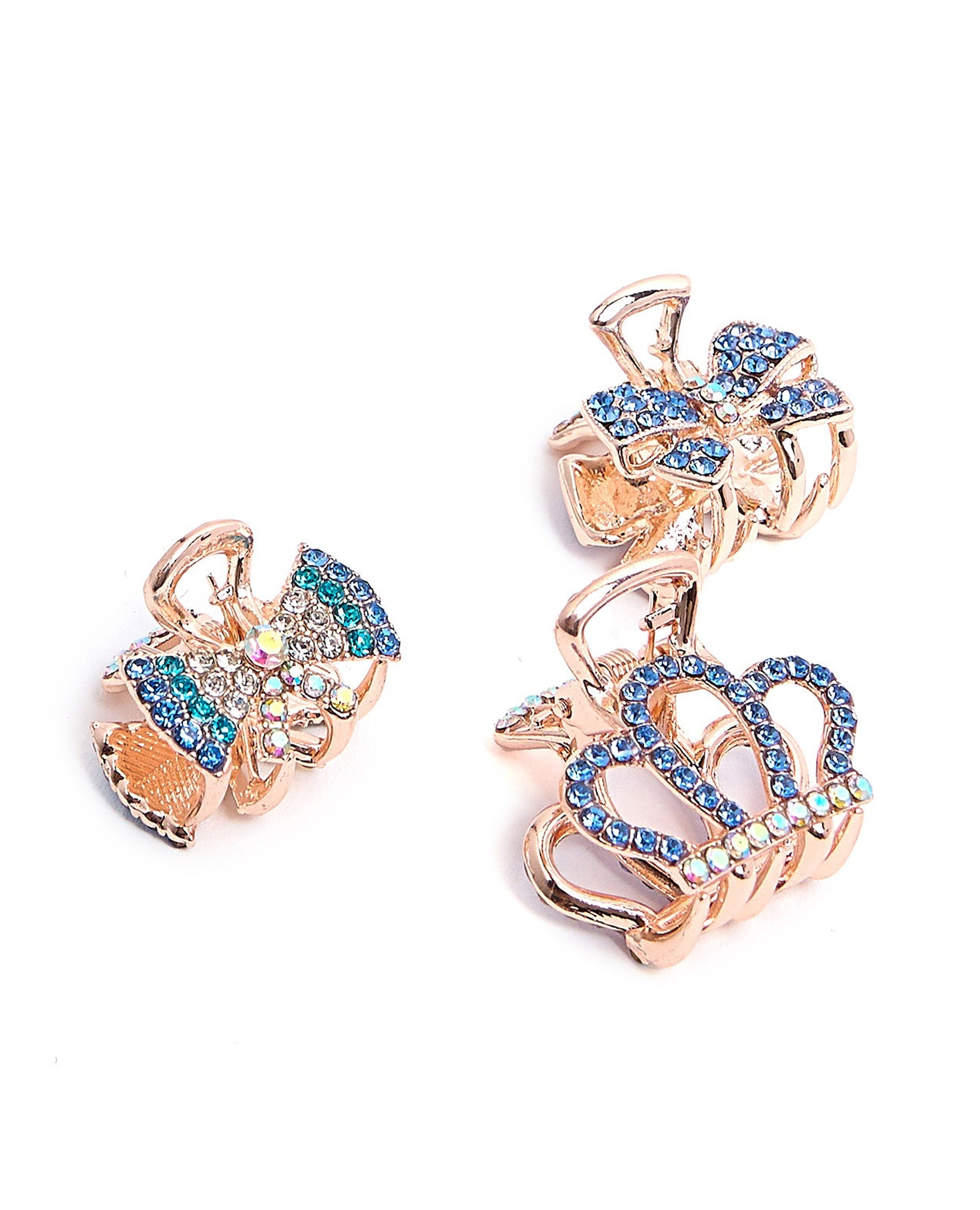 Pack of 3 Embellished Claw Clips