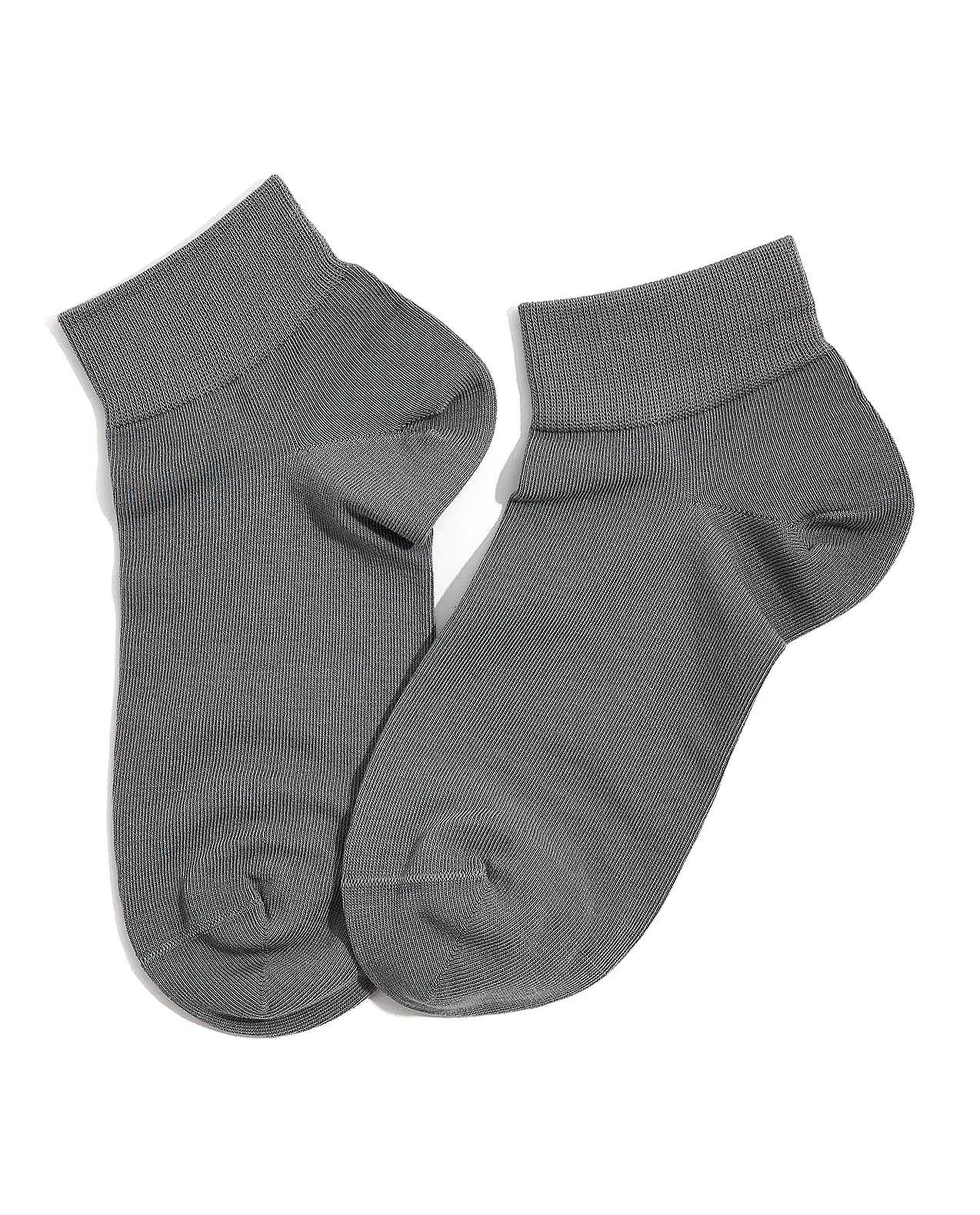 Pack of 3 Solid Ankle Socks