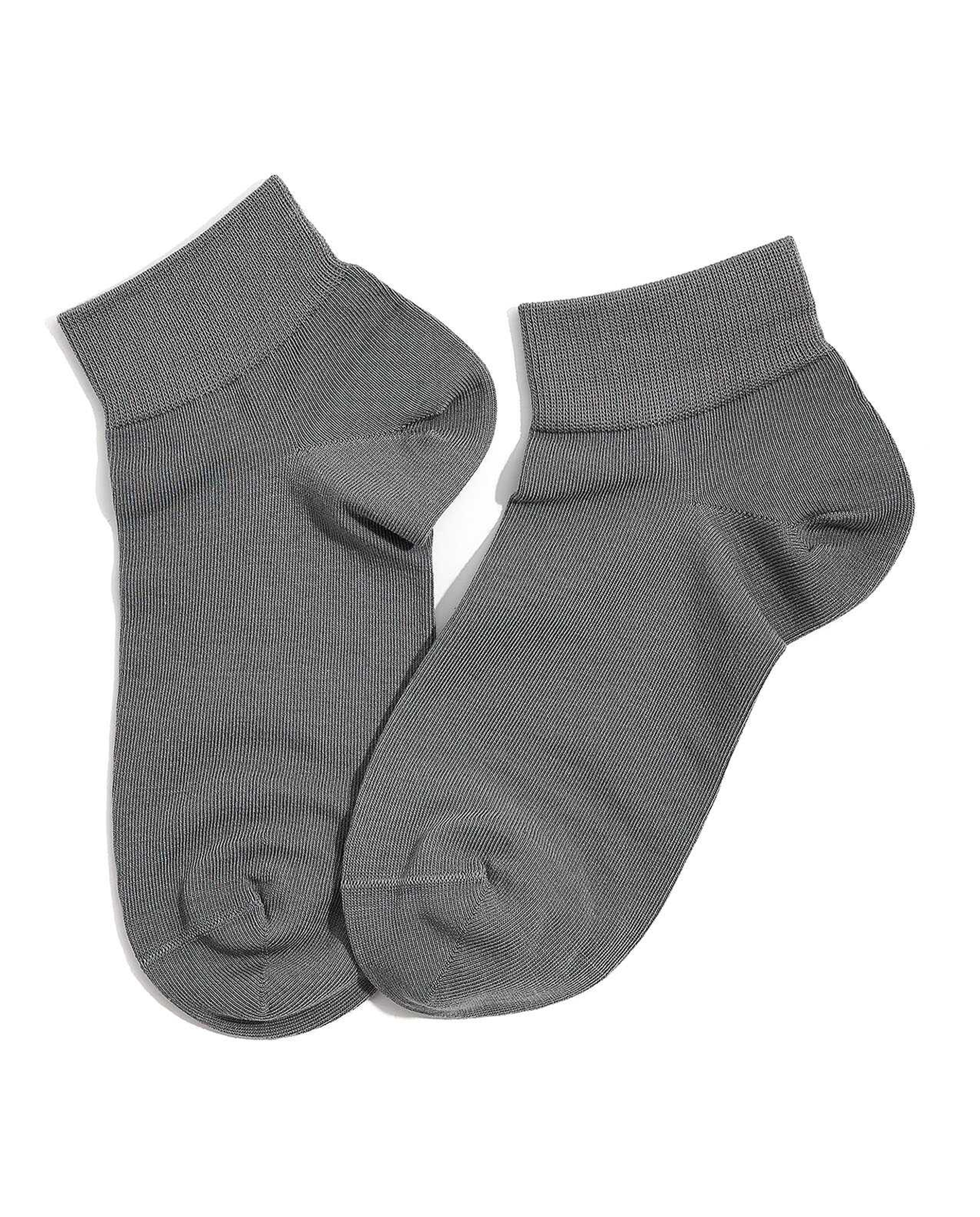 Pack of 3 Solid Ankle Socks