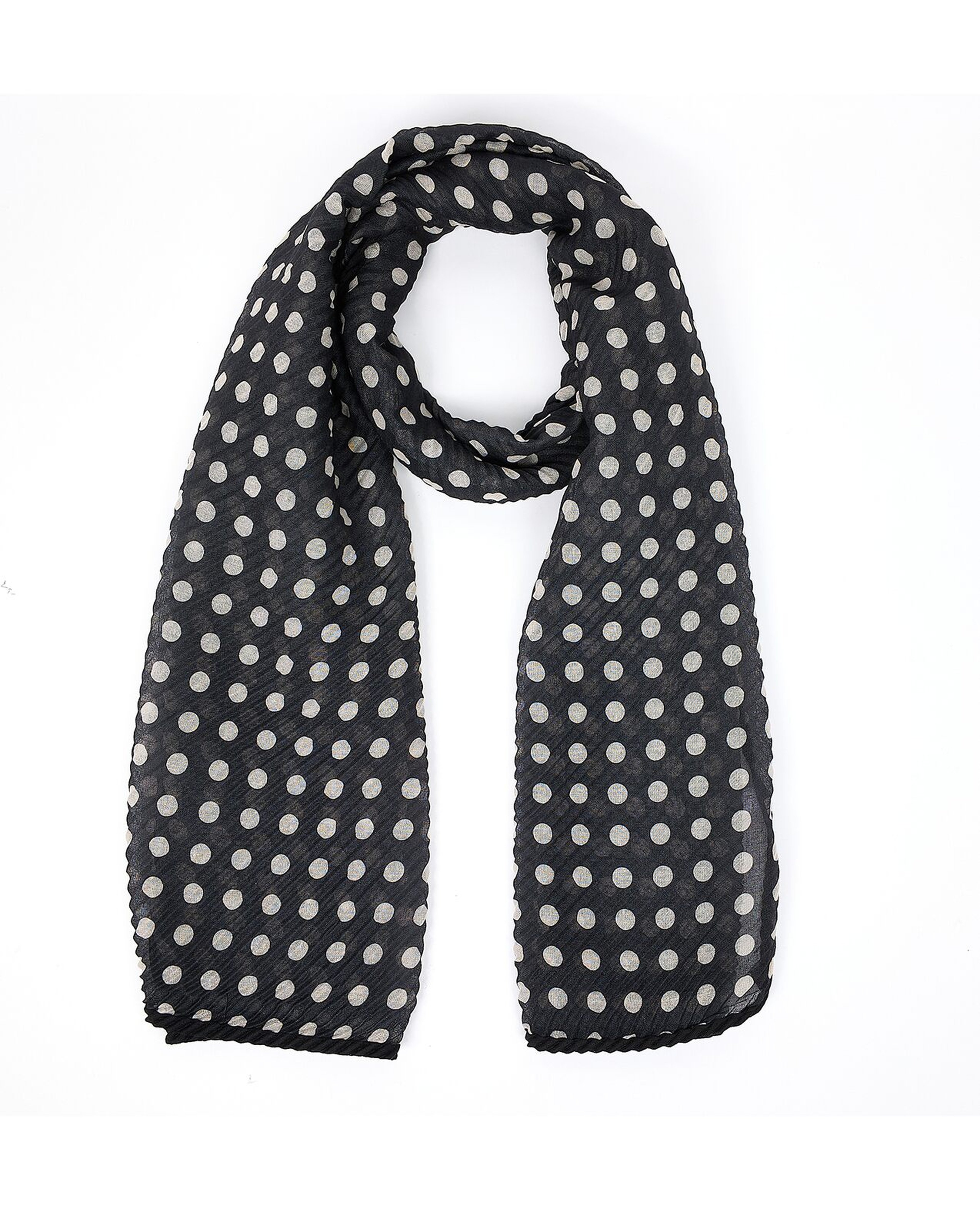 Polka Dots Woven Scarf