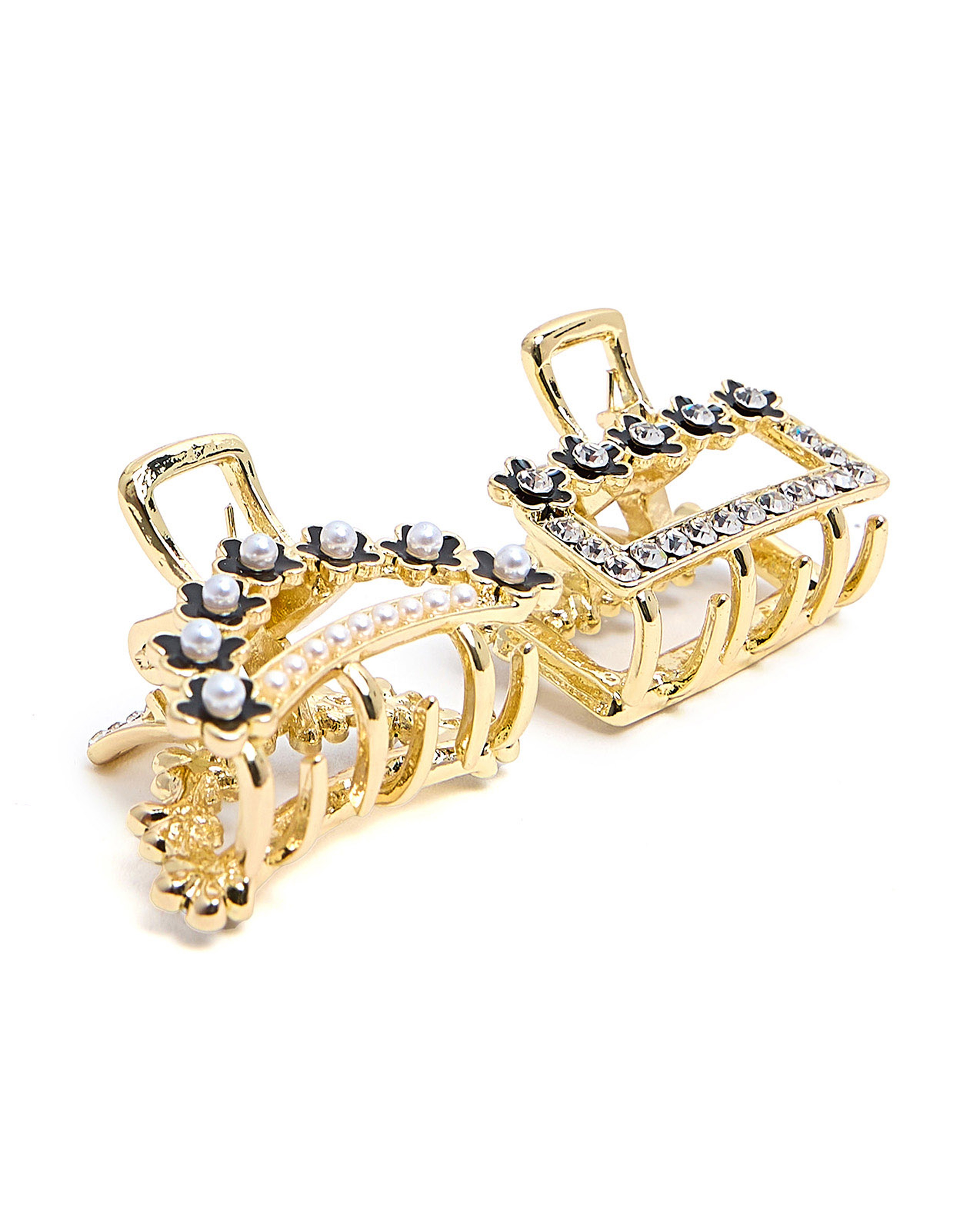 Pack of 2 Embellished Claw Clips
