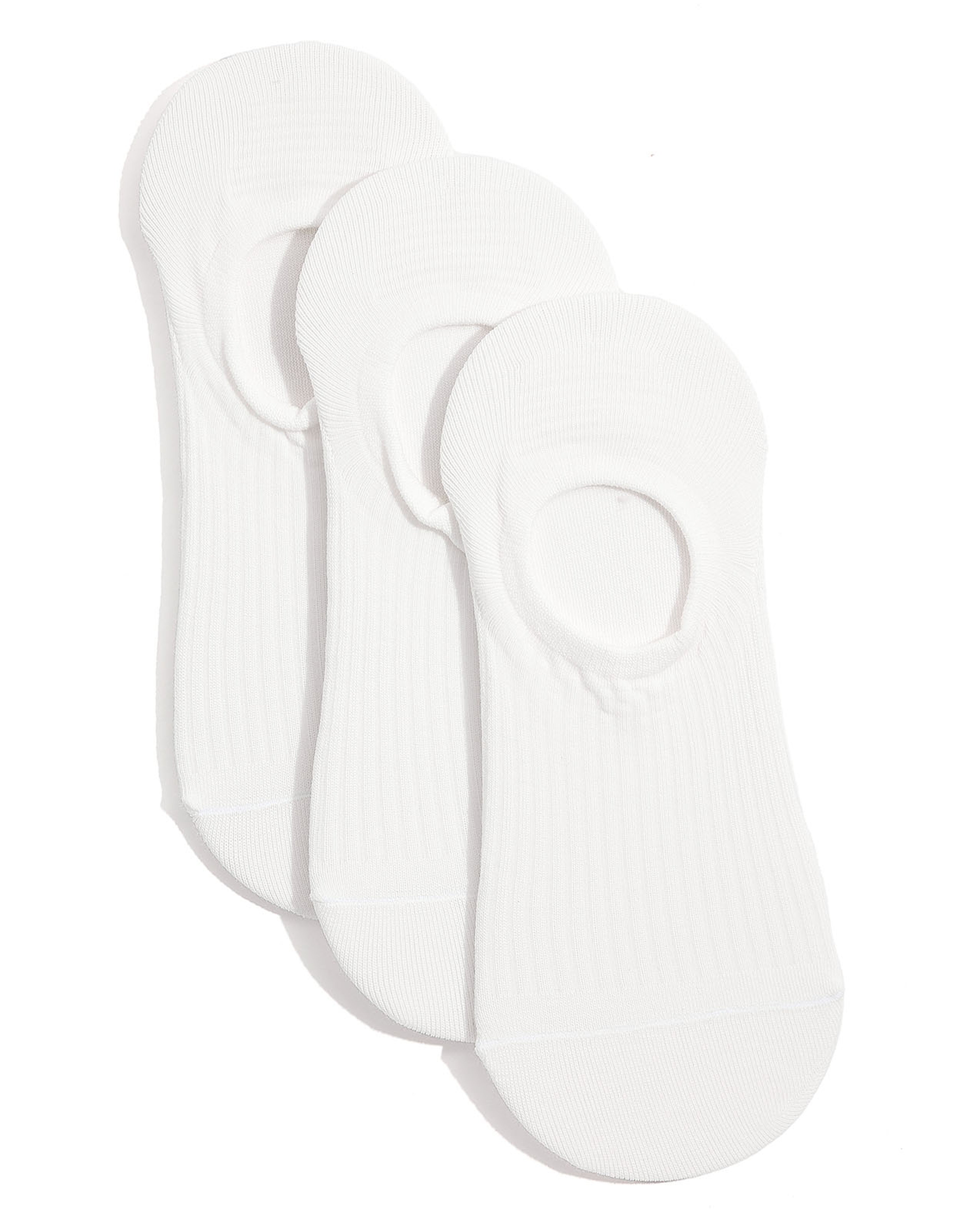 Pack of 3 Solid No Show Socks