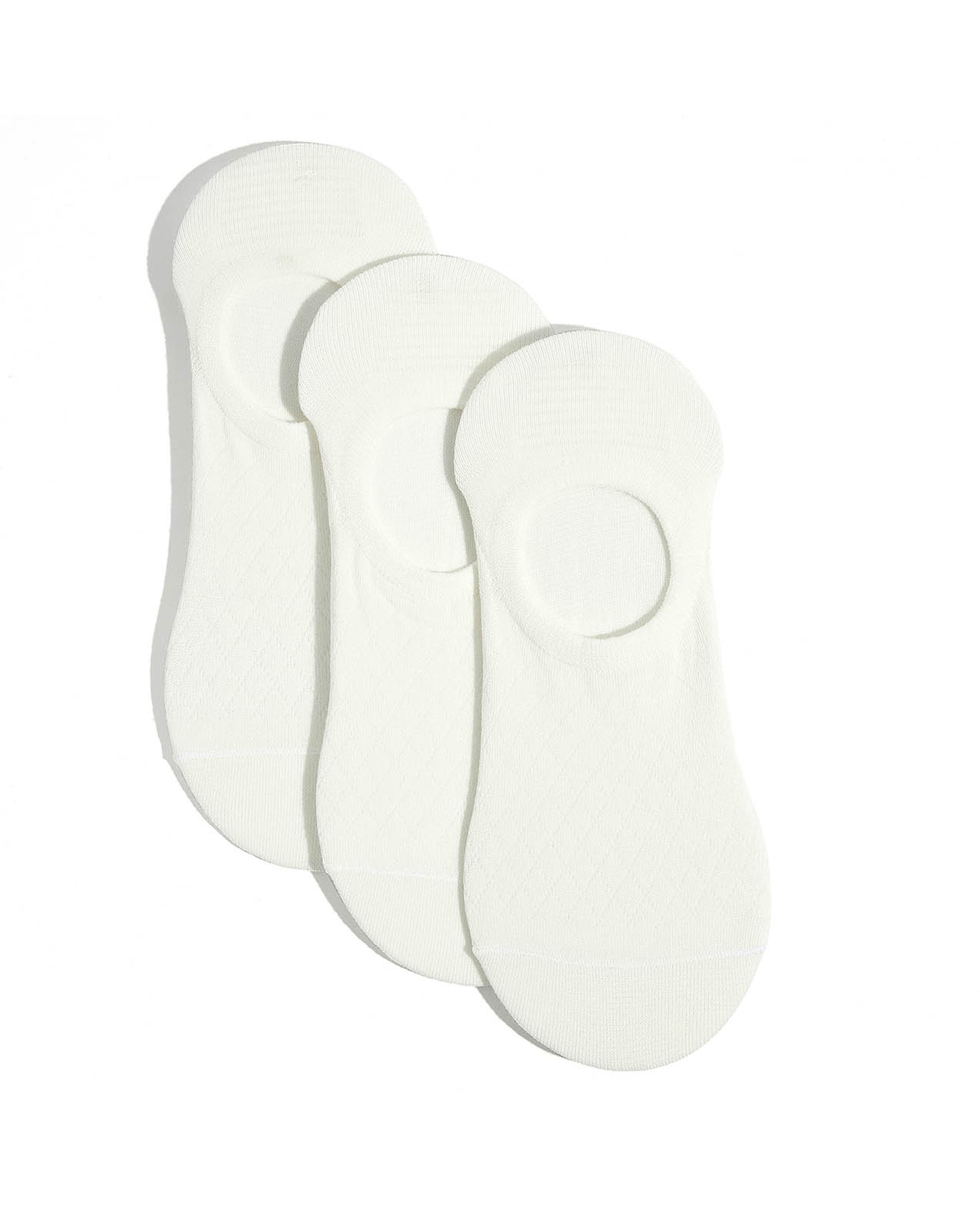 Pack of 3 Solid No Show Socks