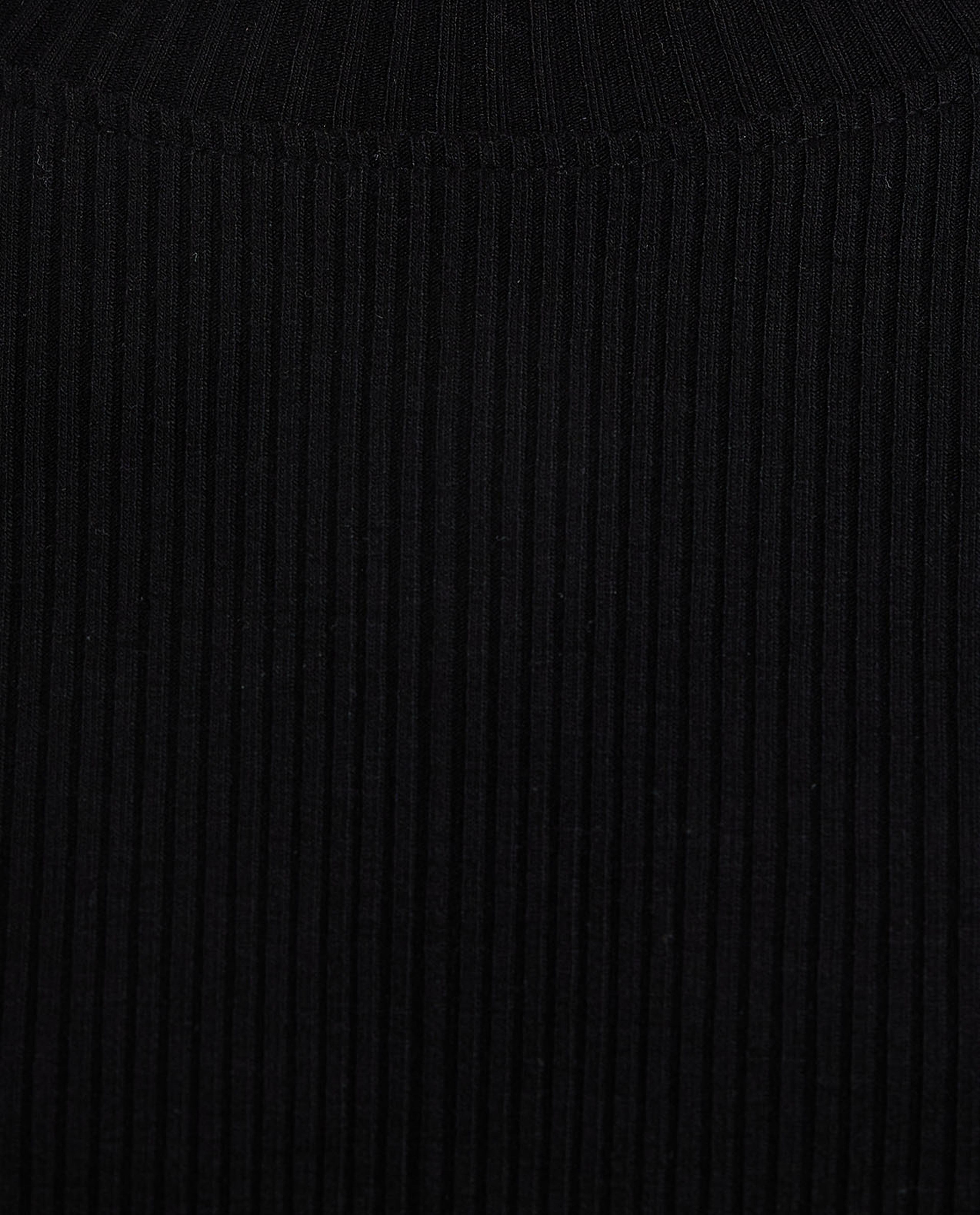 Ribbed Top With Mock Neck And Short Sleeves