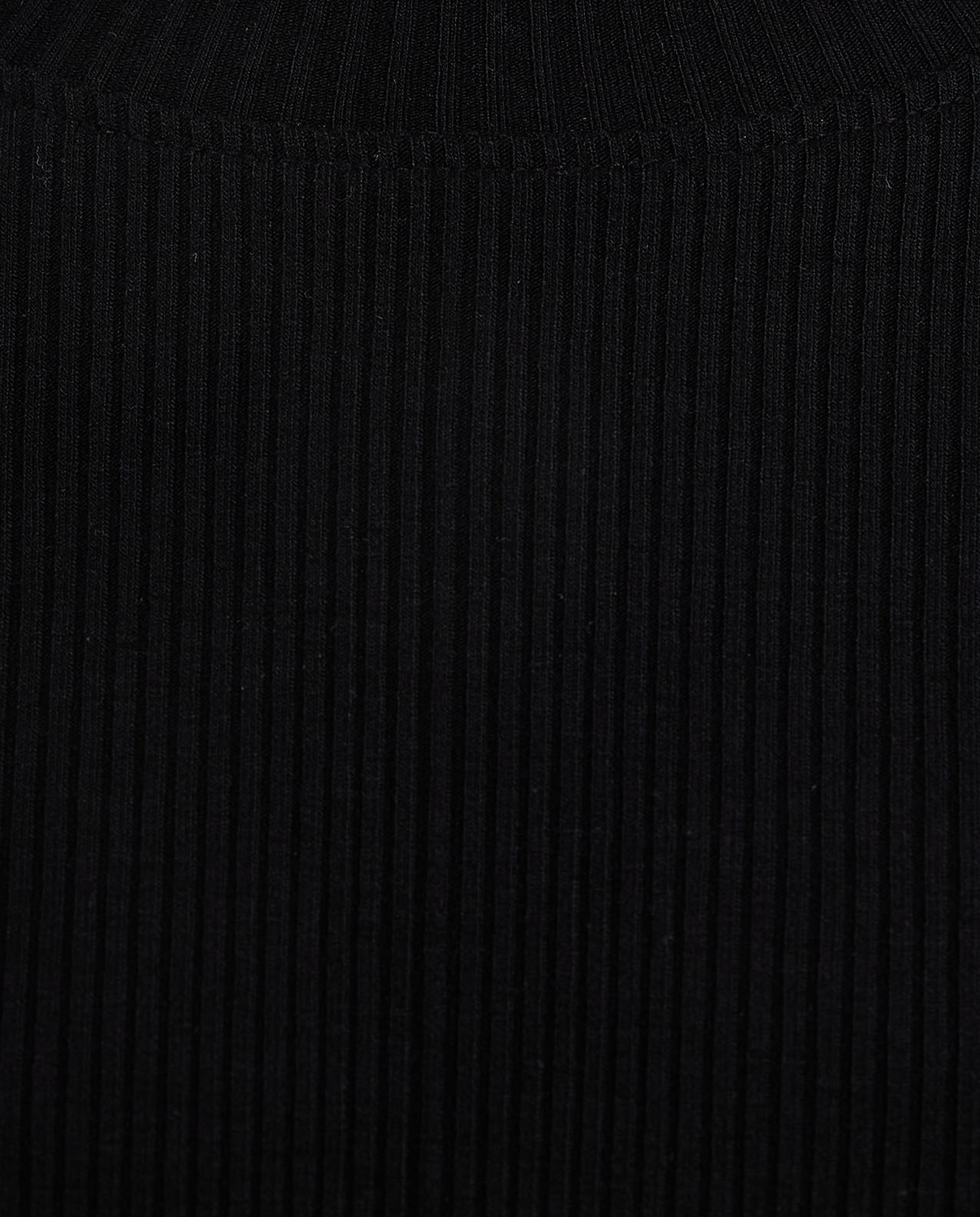 Ribbed Top With Mock Neck And Short Sleeves