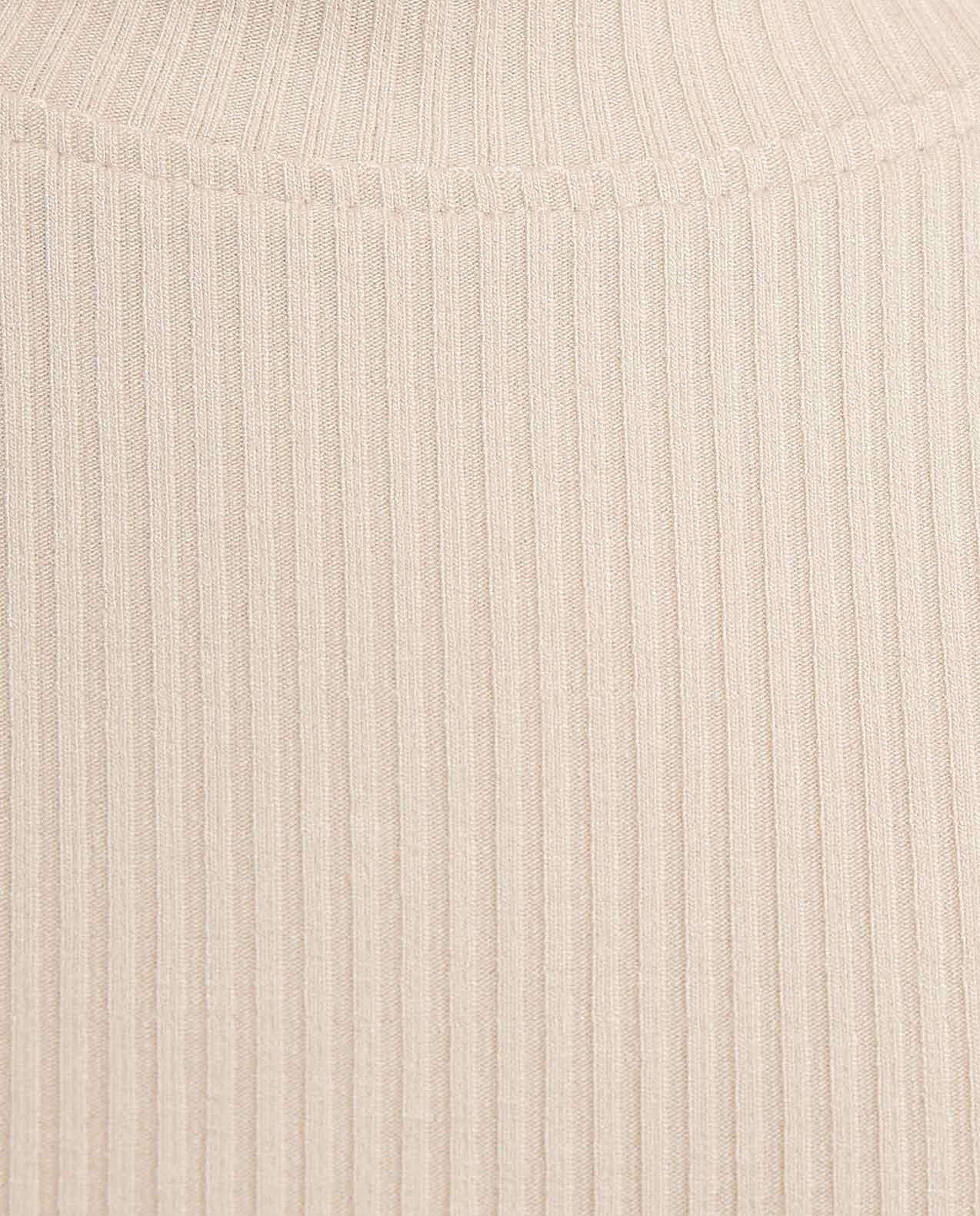 Ribbed Top With Mock Neck And Short Sleeves