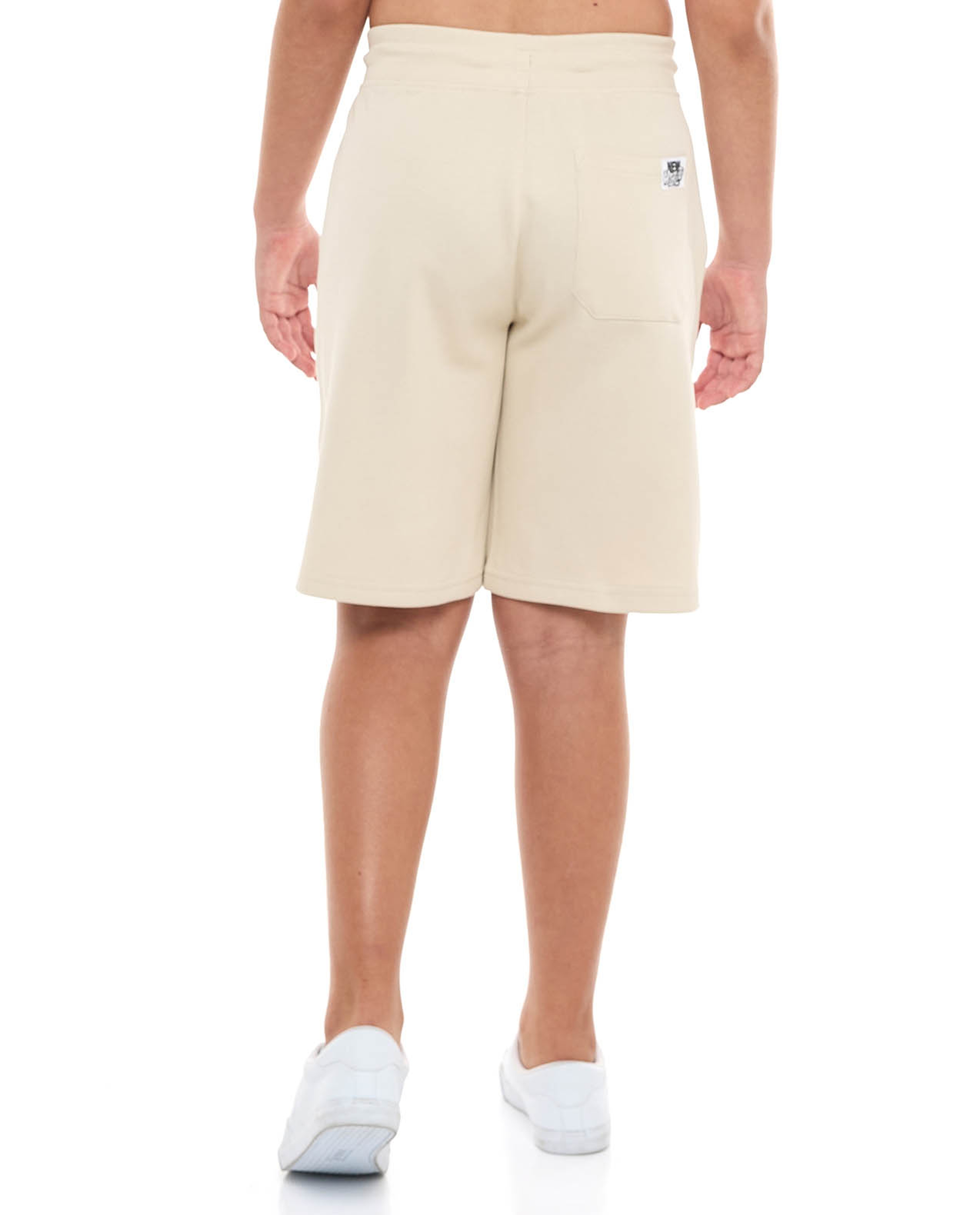 Textured Shorts with Drawstring Wait