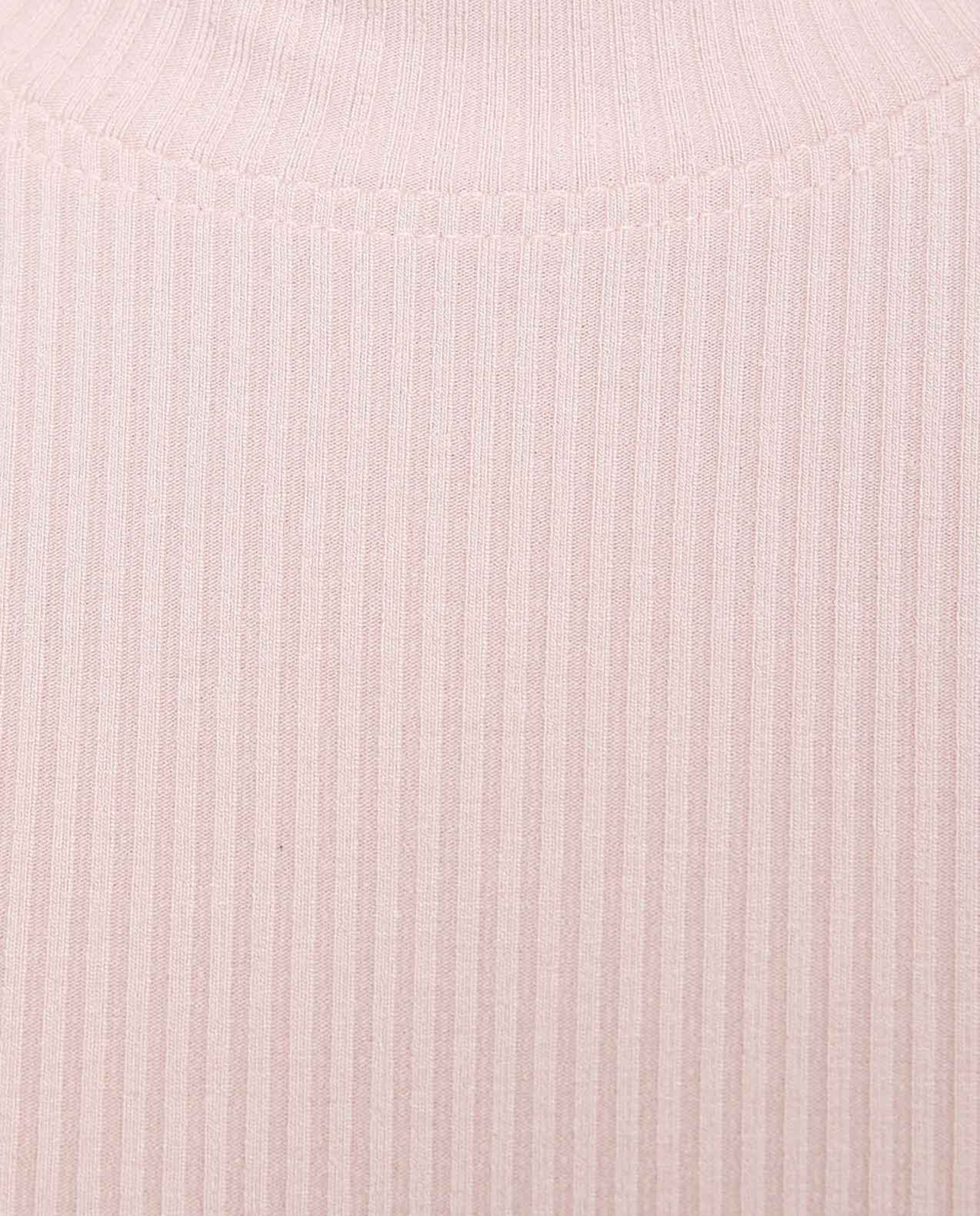 Ribbed Top With Mock Neck And Short Sleeves