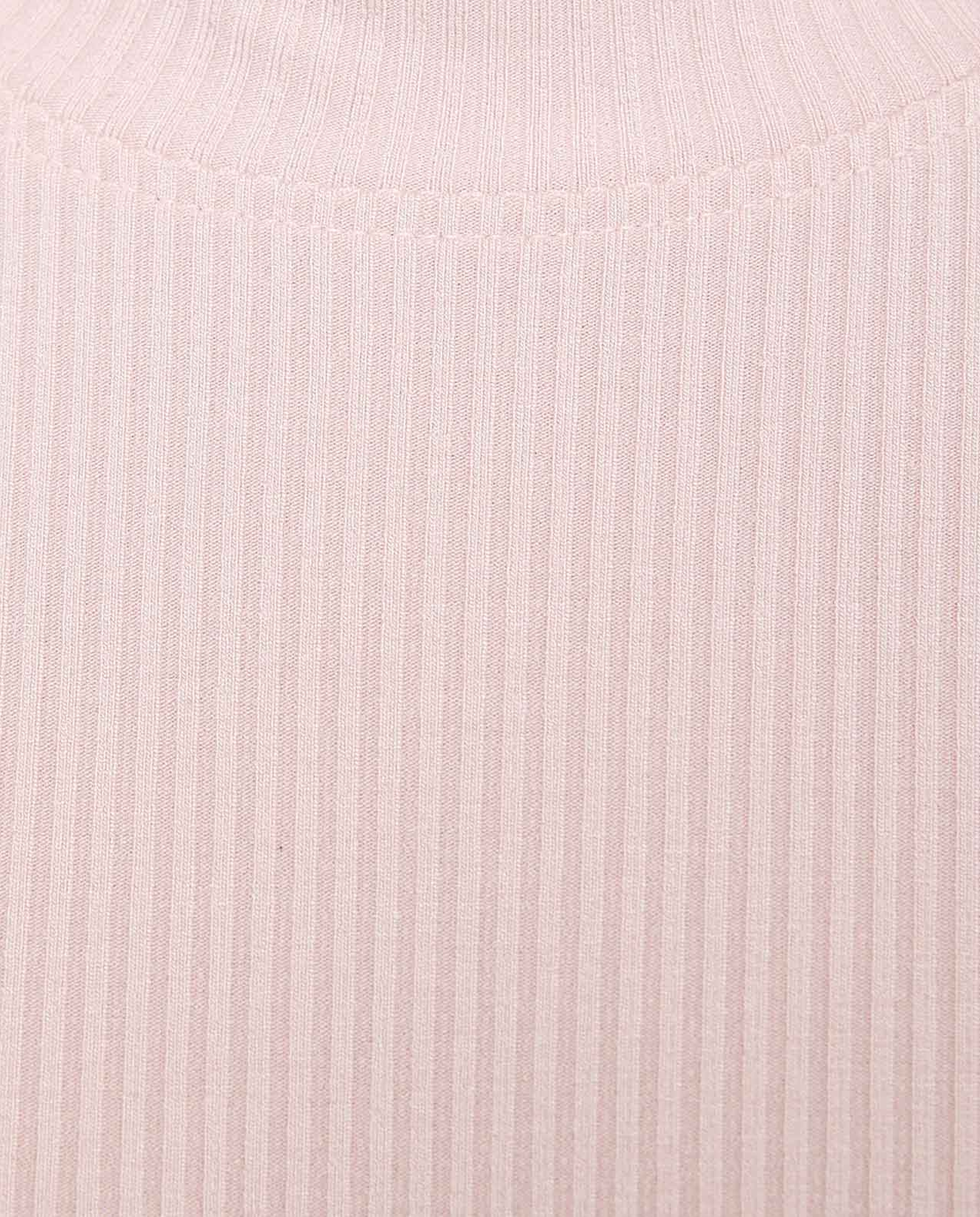Ribbed Top With Mock Neck And Short Sleeves