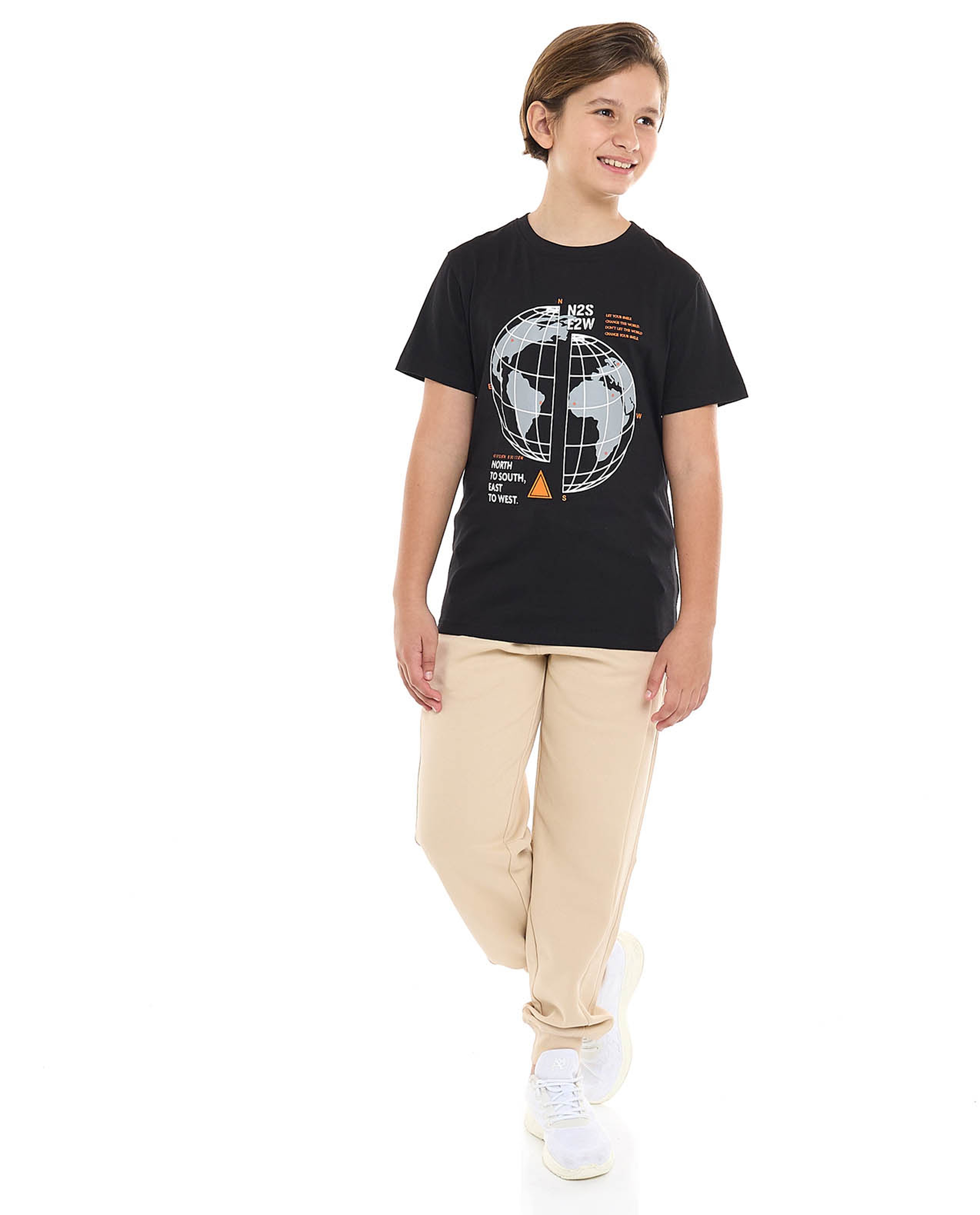 Textured Joggers with Drawstring Waist