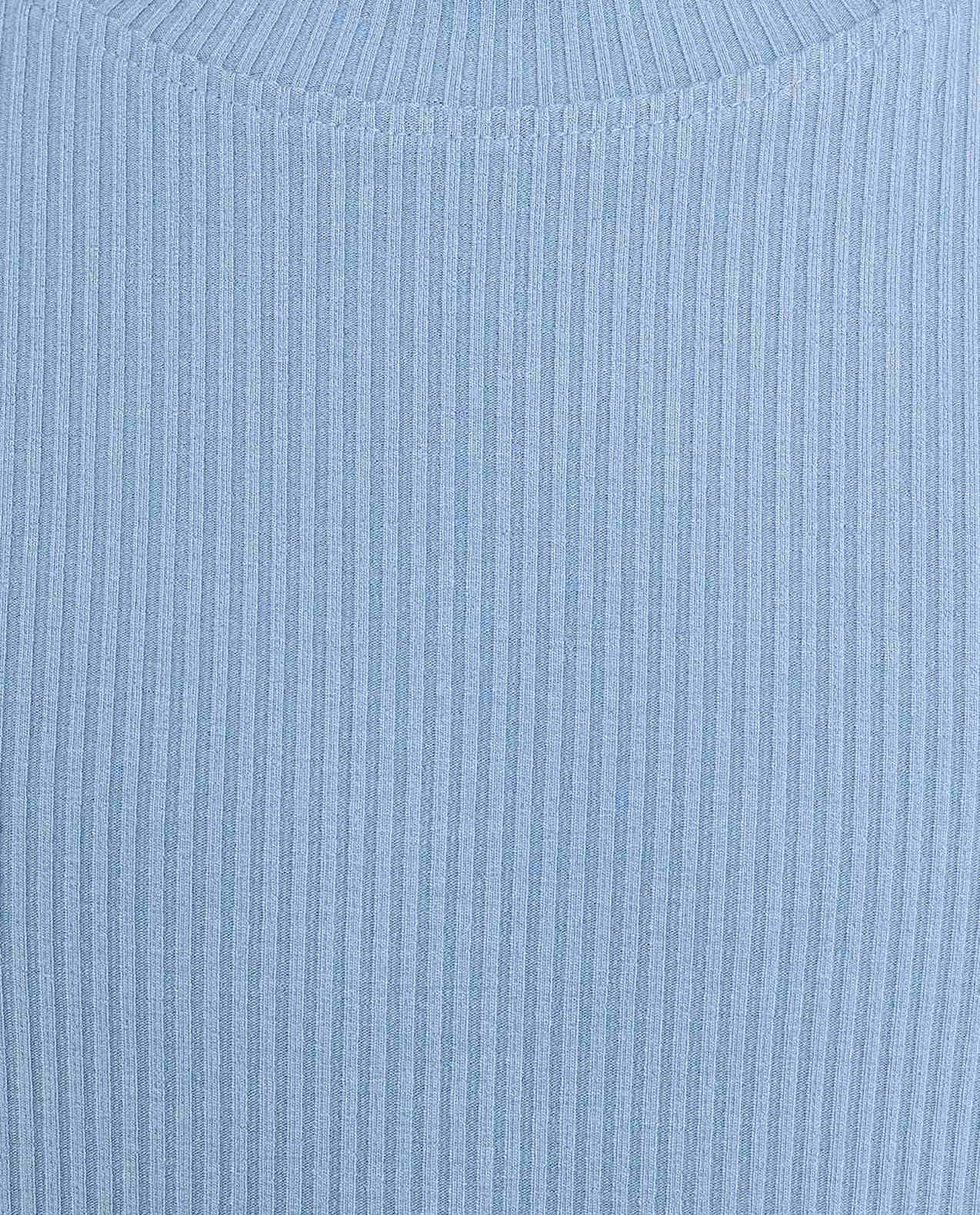 Ribbed Top With Mock Neck And Short Sleeves