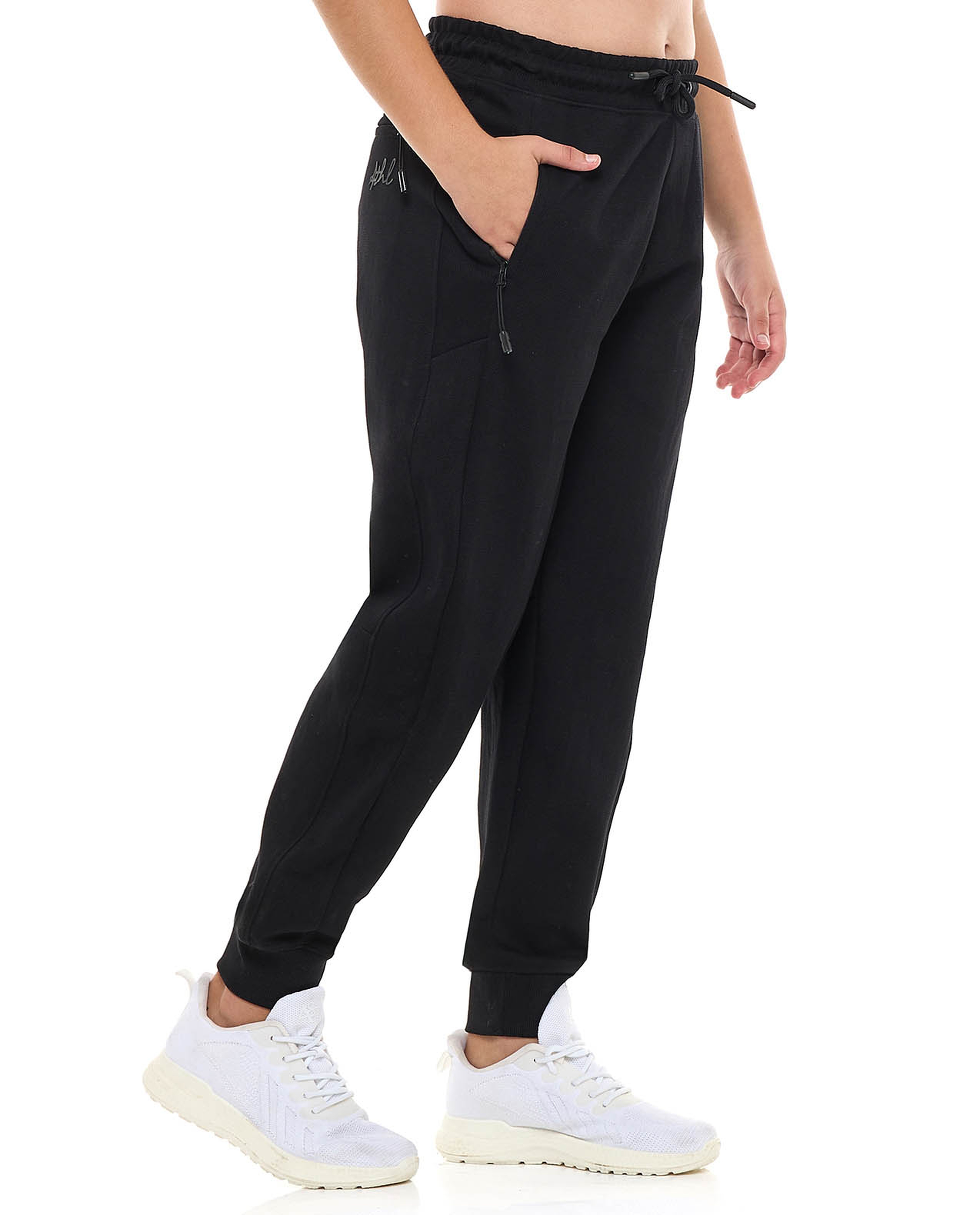 Textured Joggers with Drawstring Waist