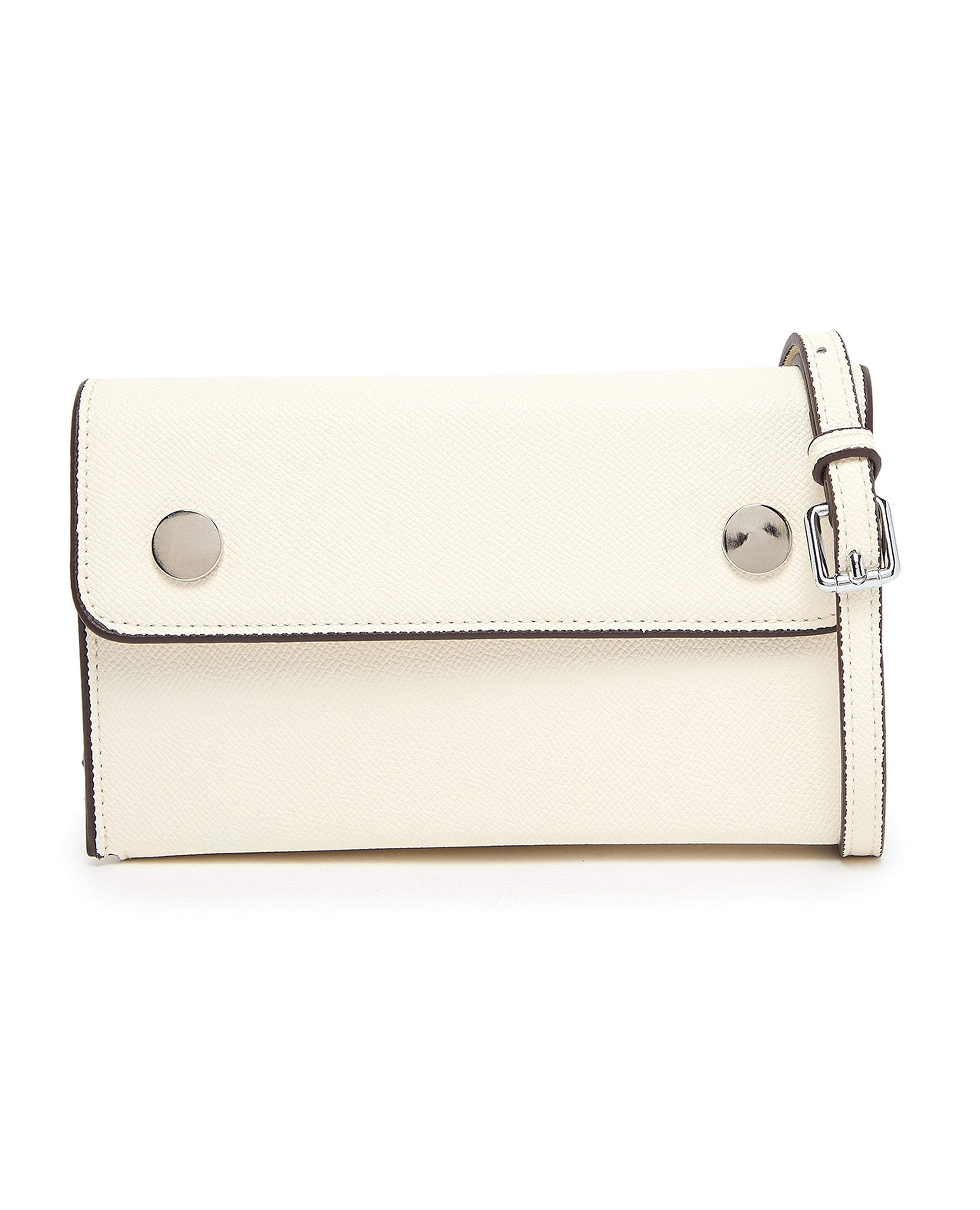 Textured Clutch Bag with Sling
