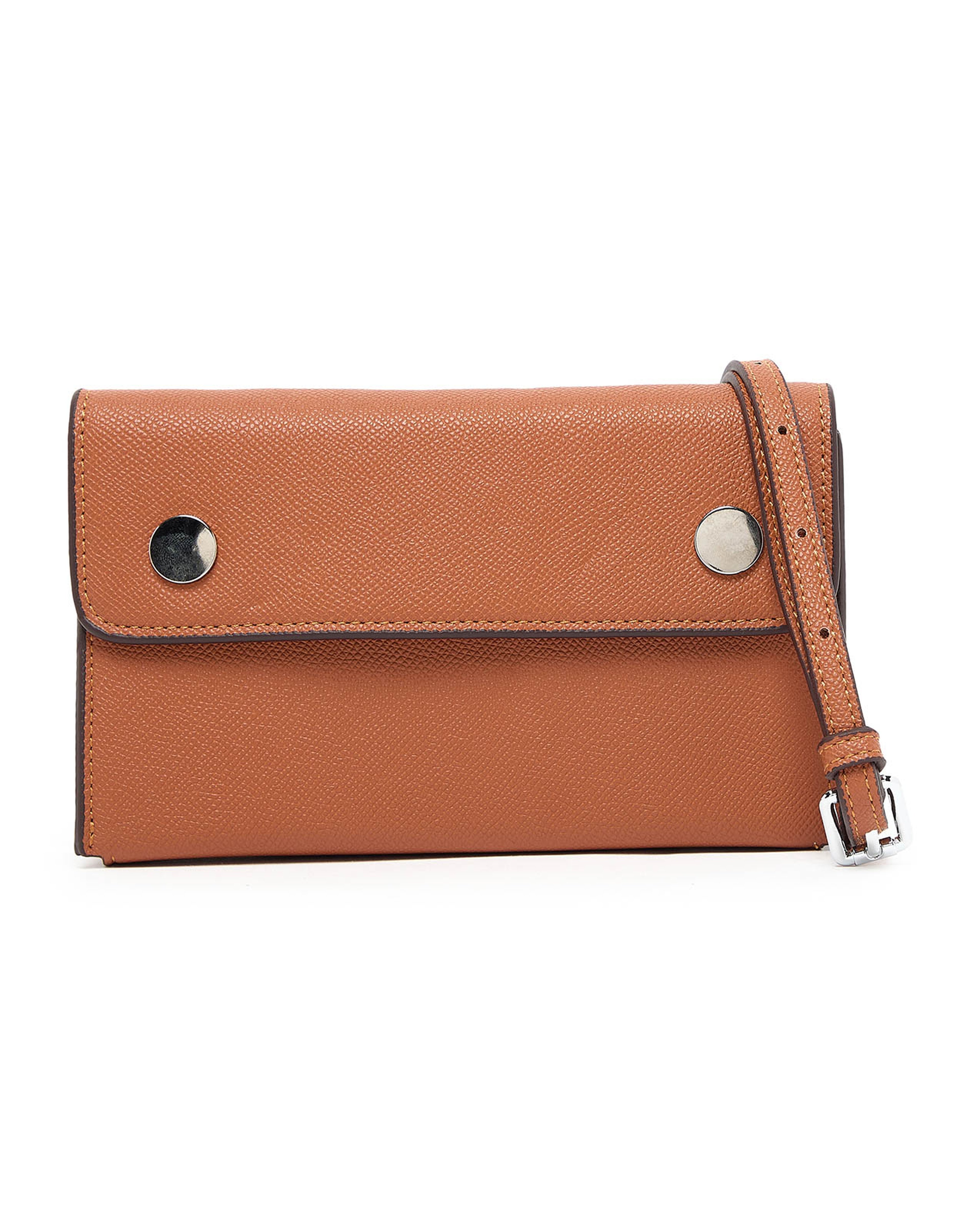 Textured Clutch Bag with Sling