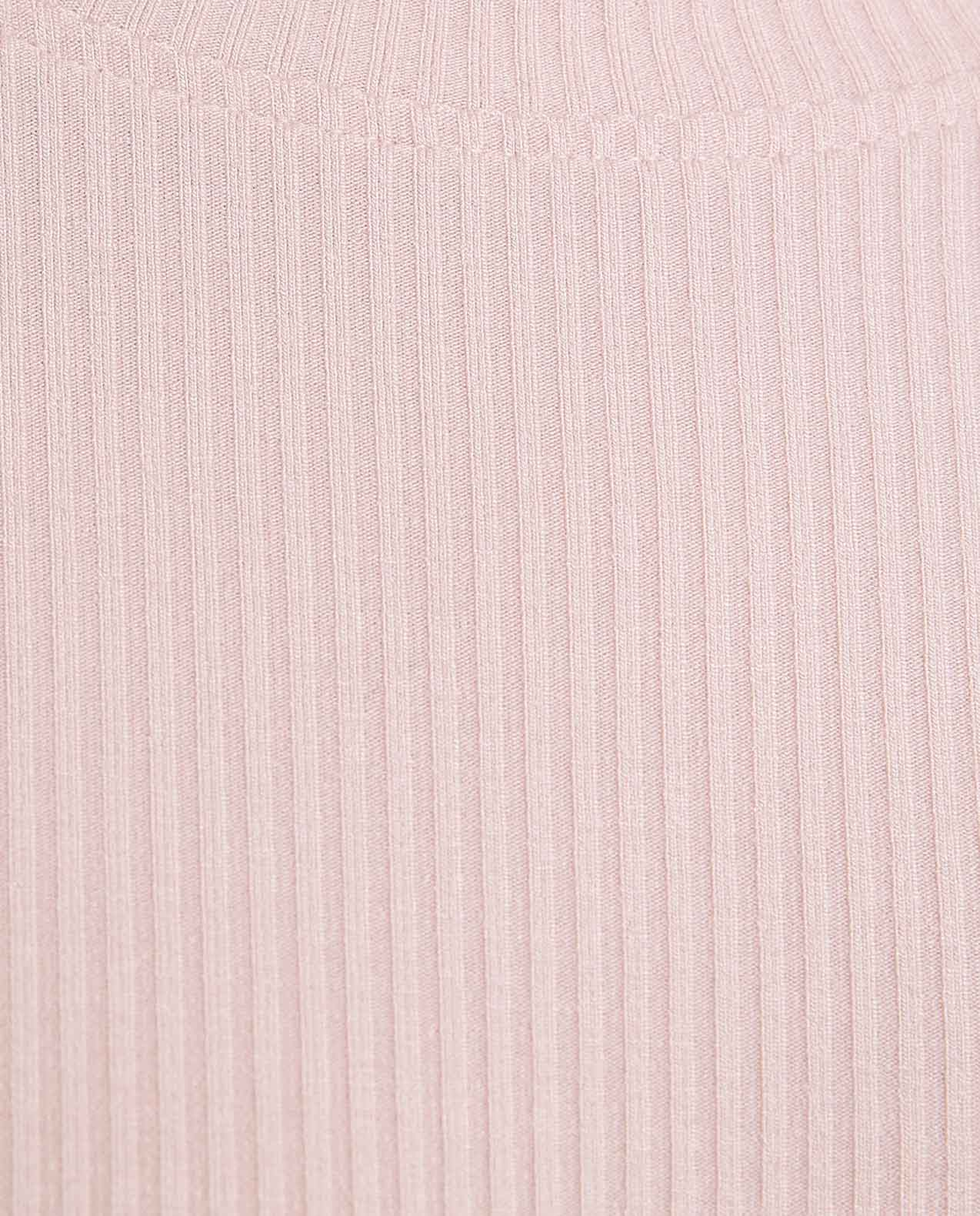 Ribbed Top With Mock Neck And Long Sleeves