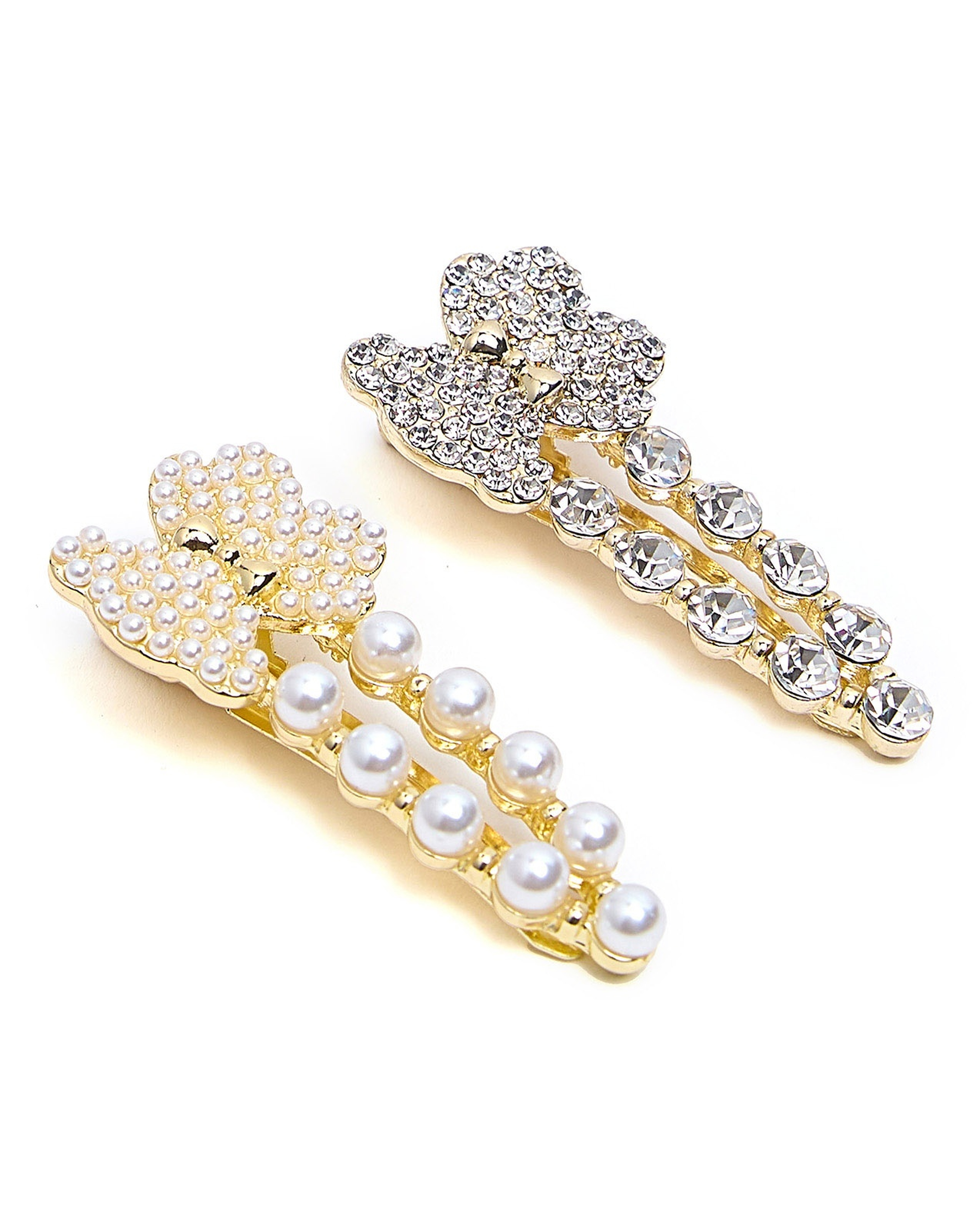 Pack of 2 Embellished Hair Clips