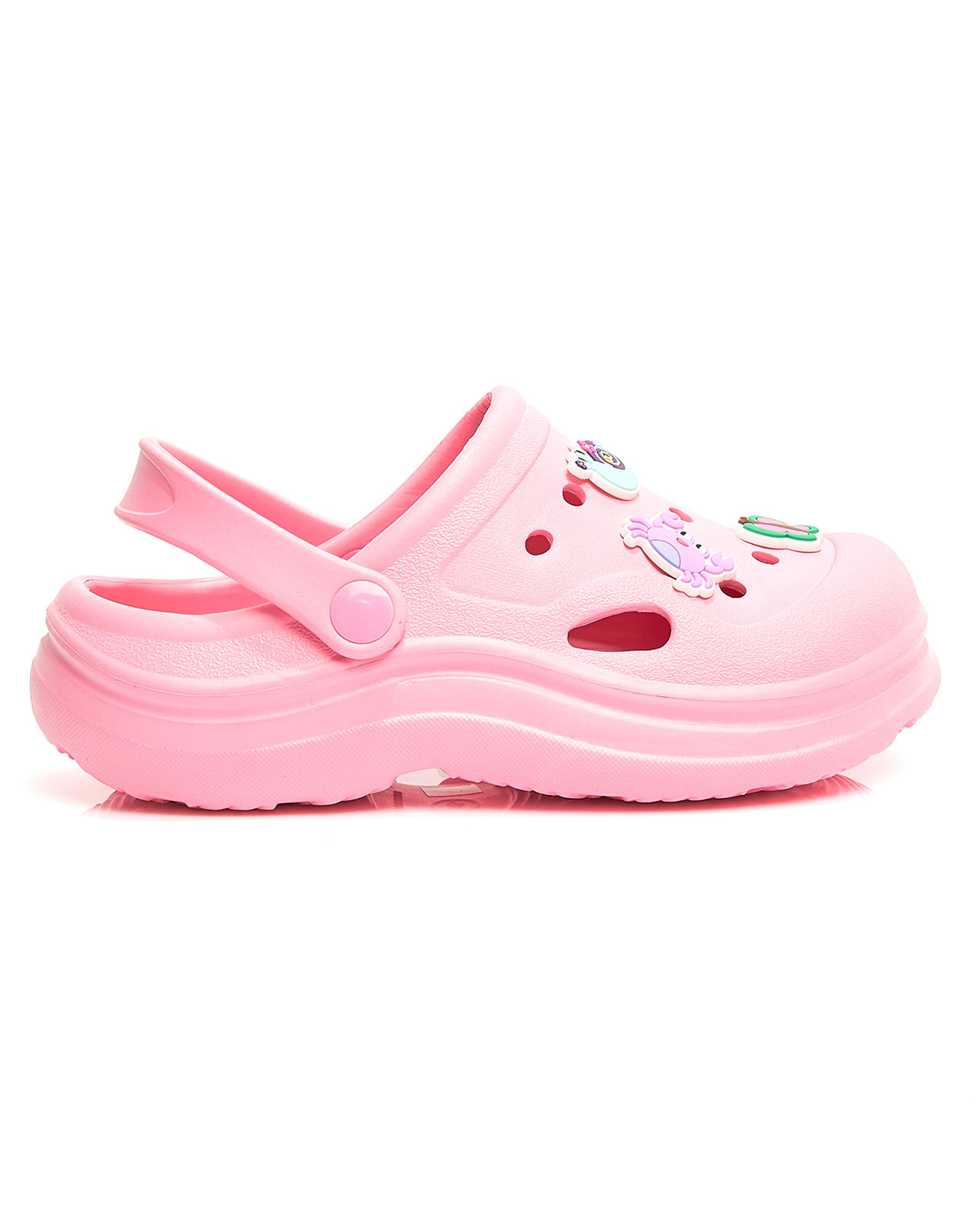 Charm Detail Slingback Clogs