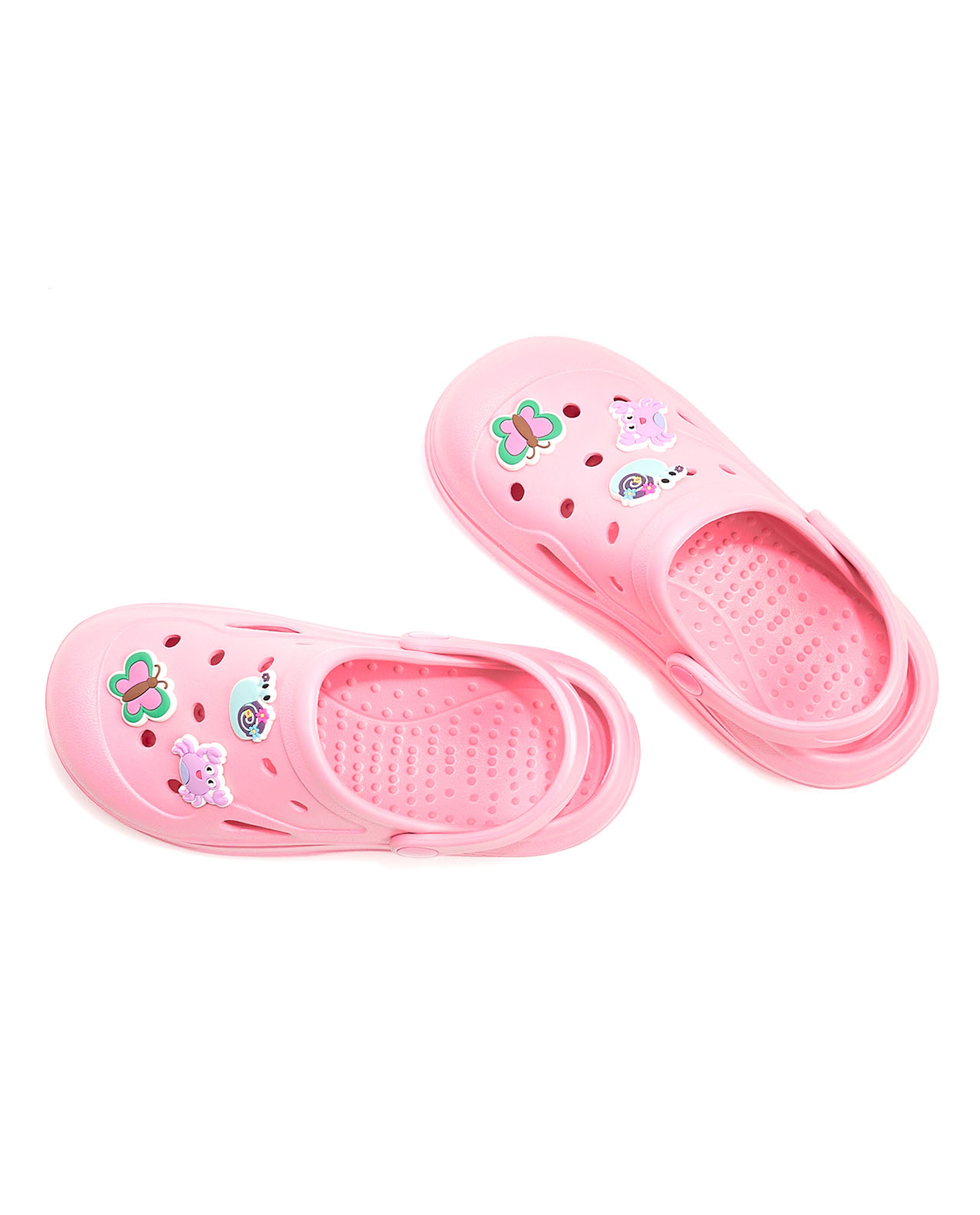 Charm Detail Slingback Clogs