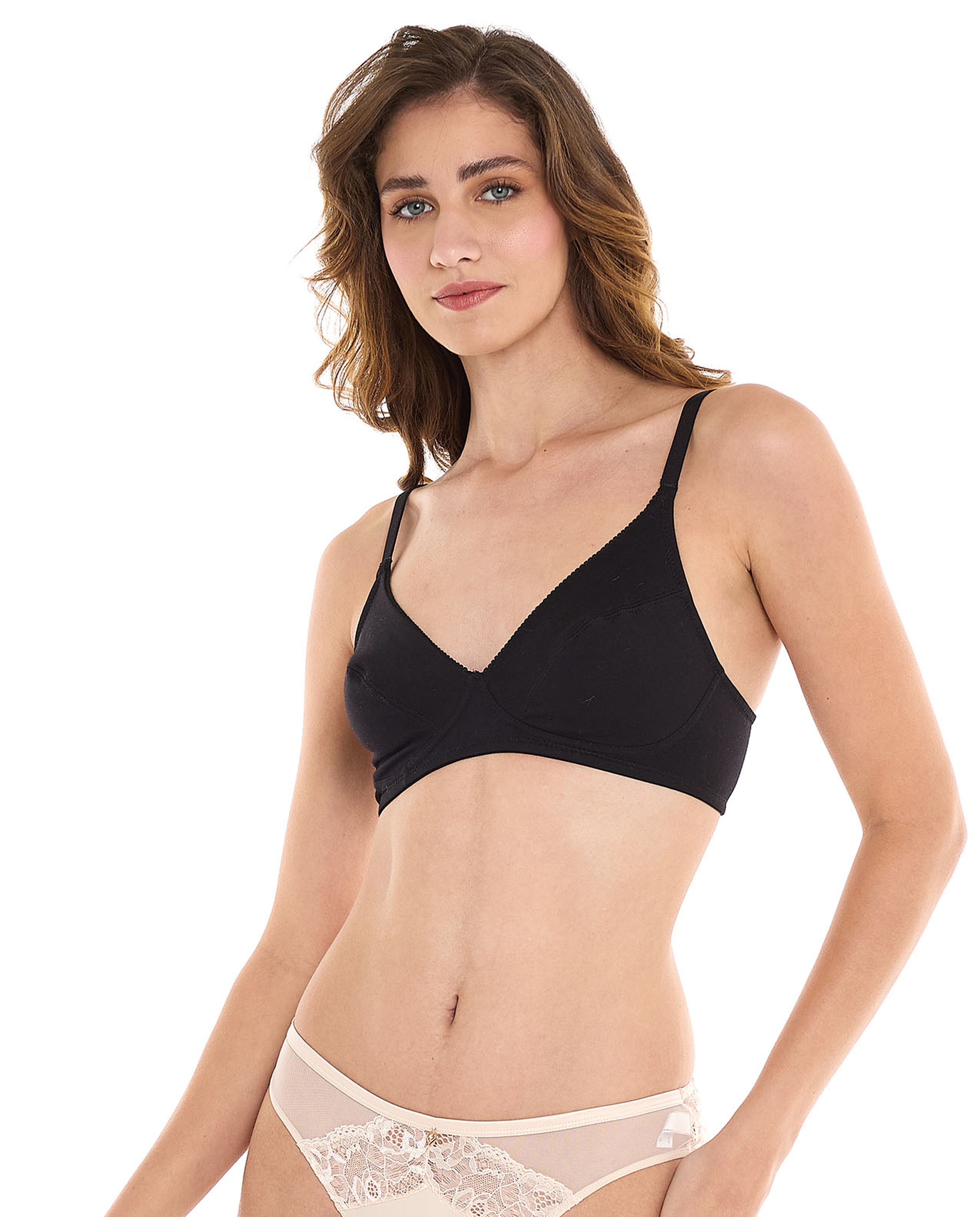 2 Pack Moulded Cup Bras