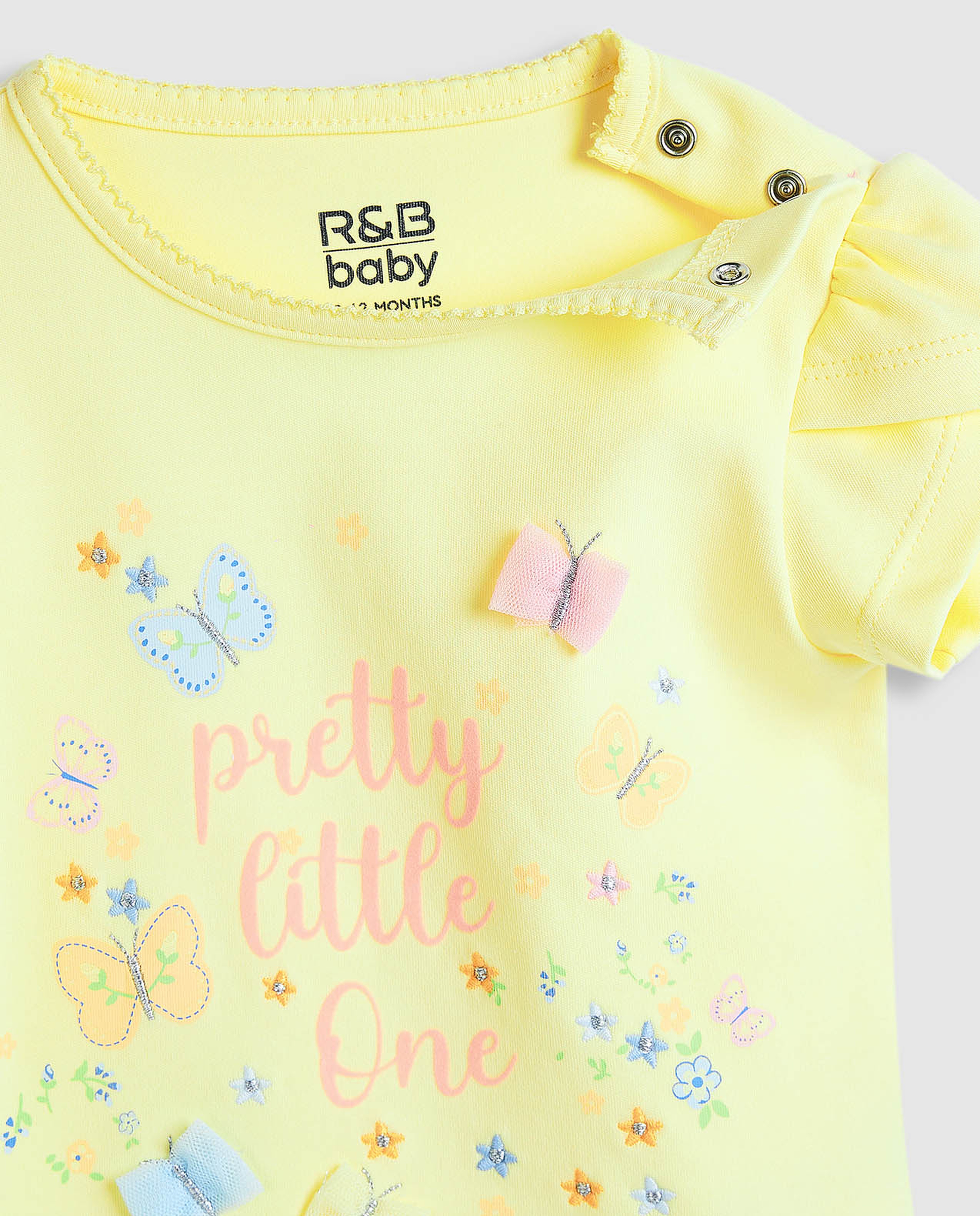 Embroidered Top and Leggings Set