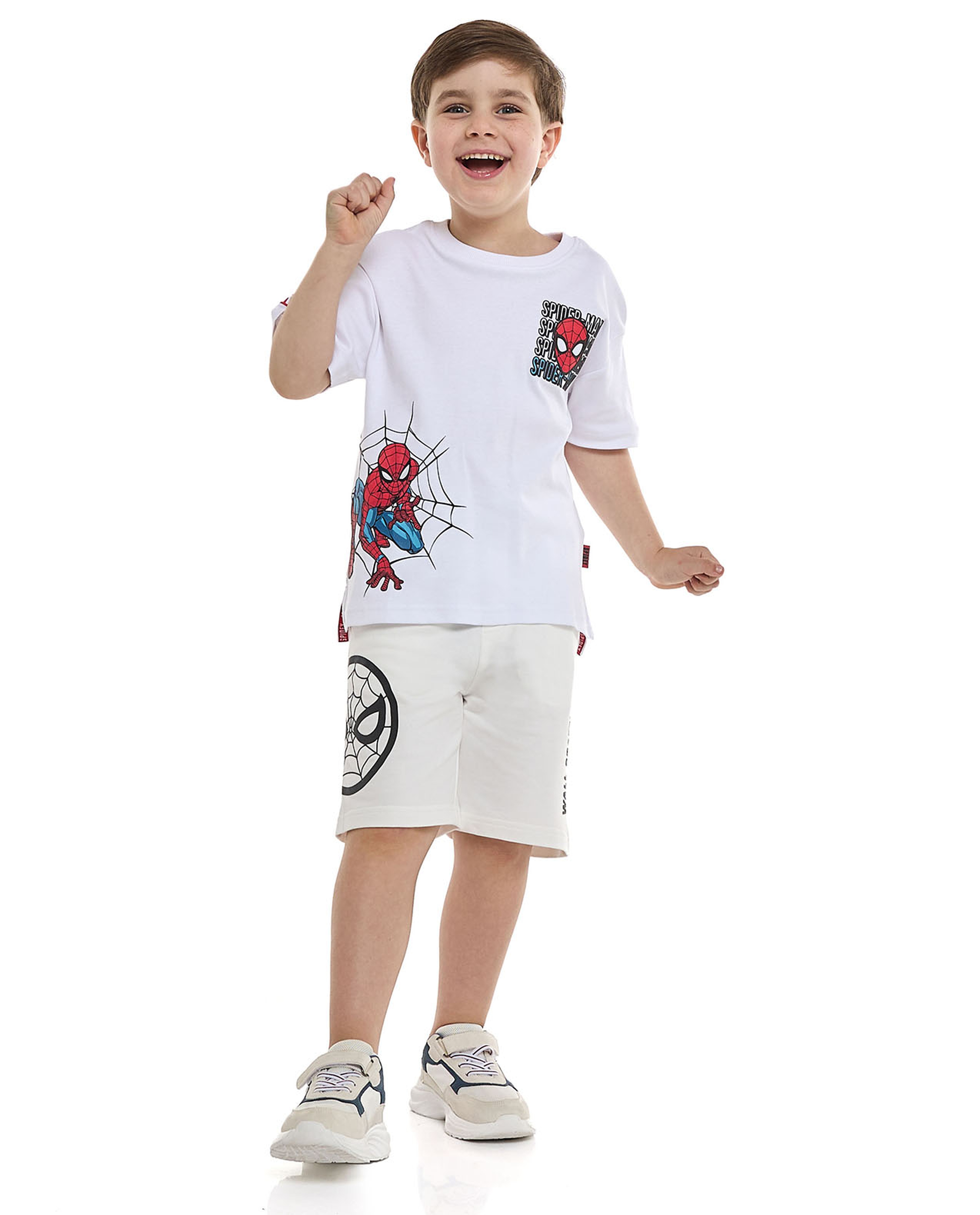Spider-Man Shorts with Drawstring Waist