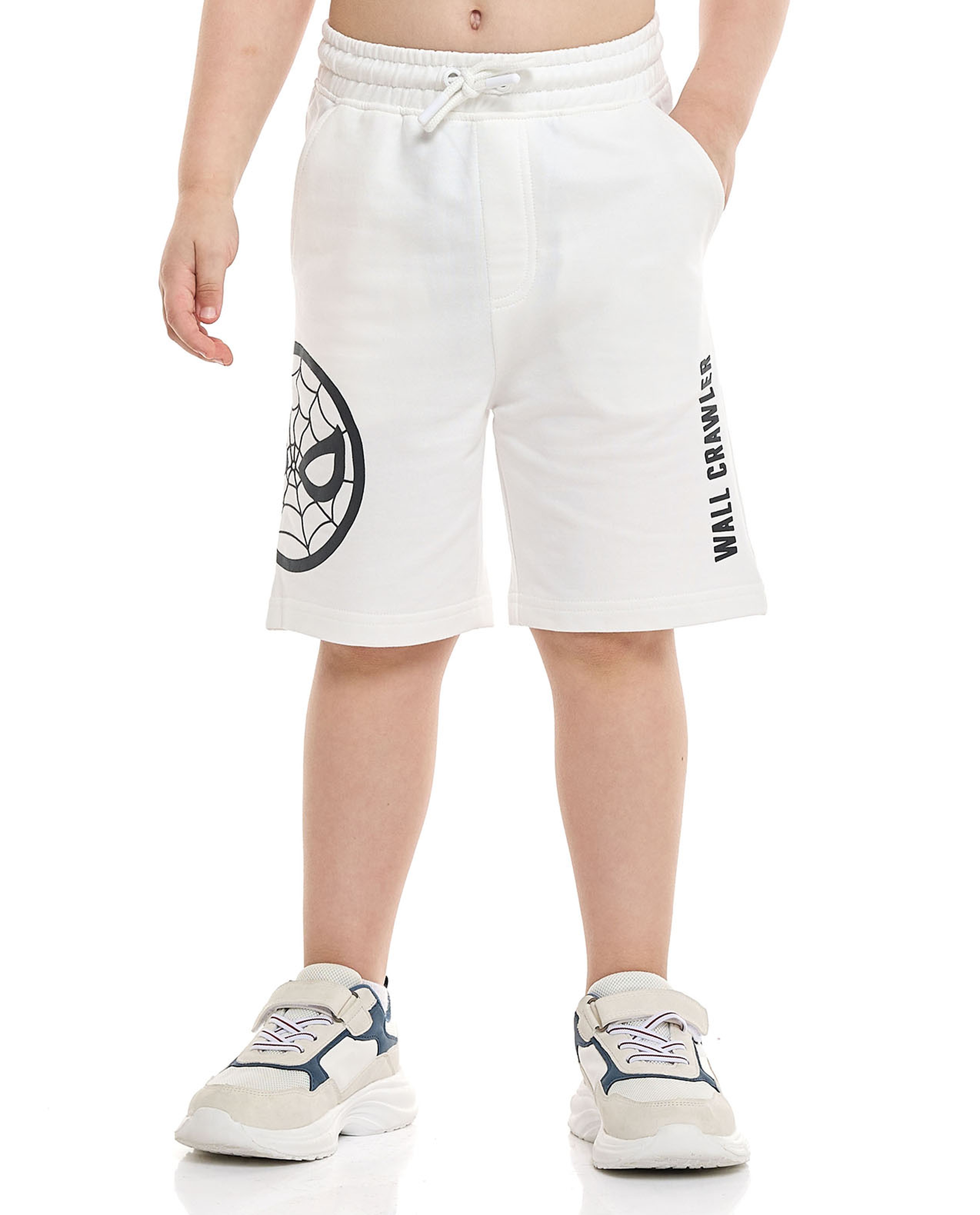 Spider-Man Shorts with Drawstring Waist