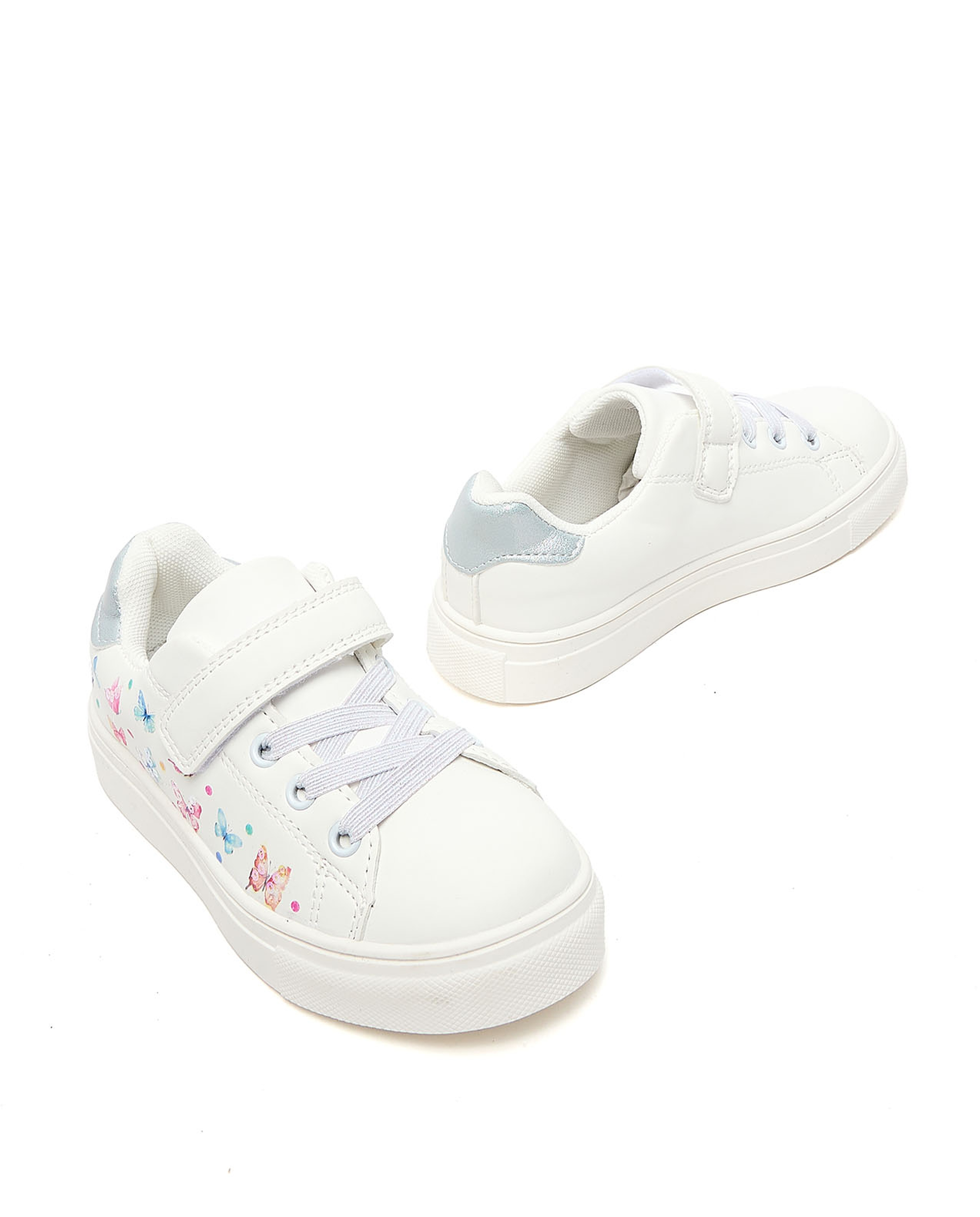 Printed Velcro Strap Shoes