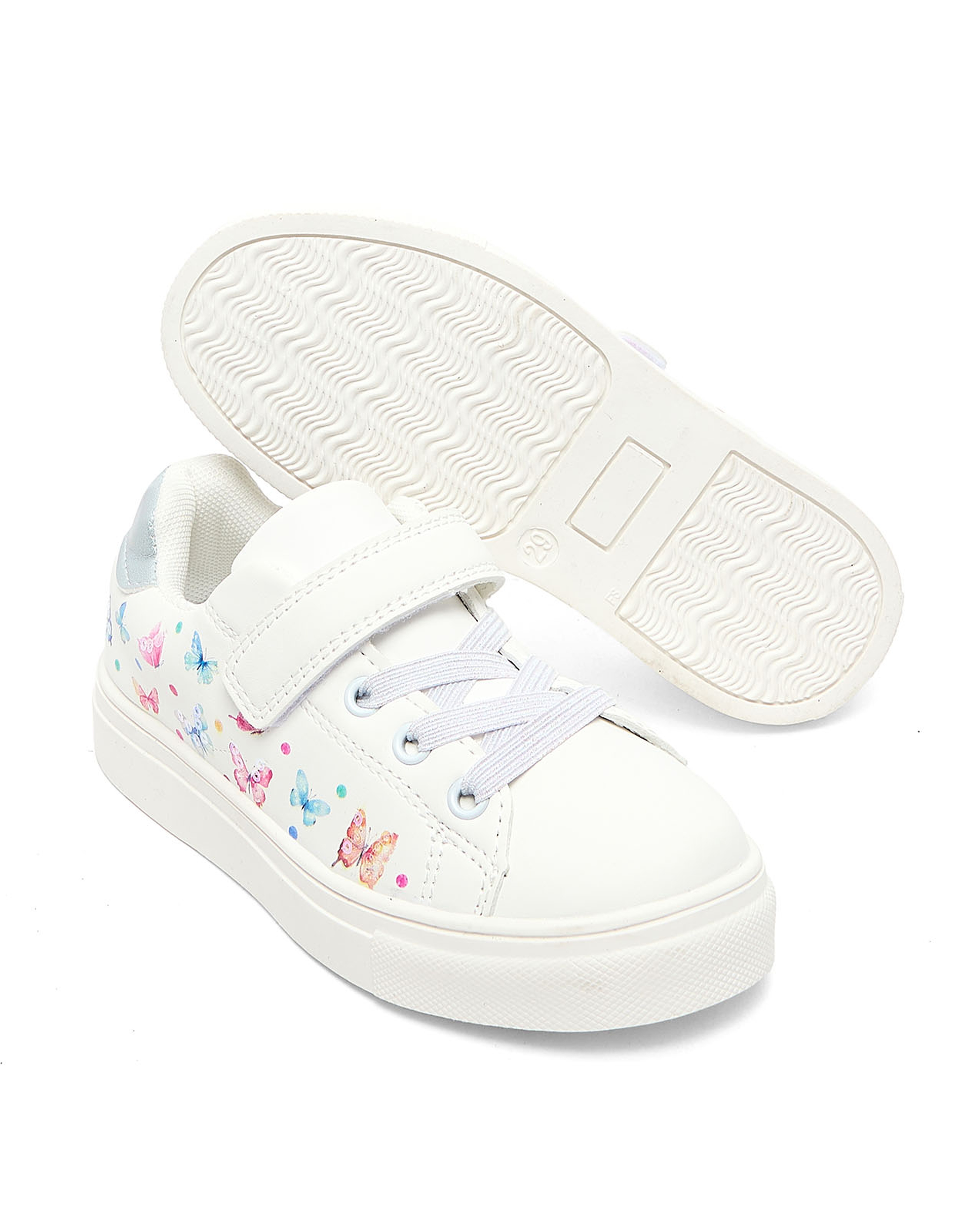 Printed Velcro Strap Shoes