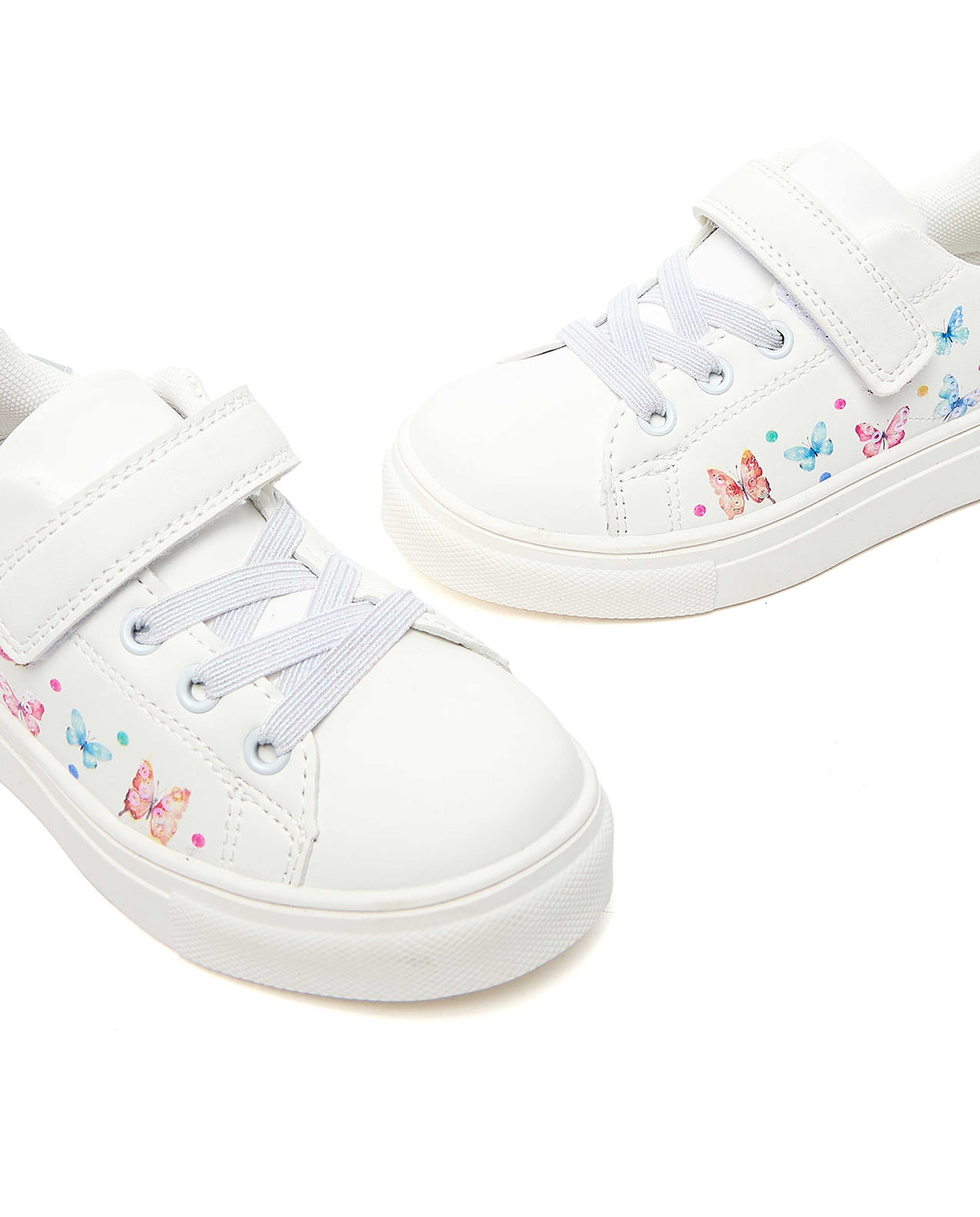 Printed Velcro Strap Shoes