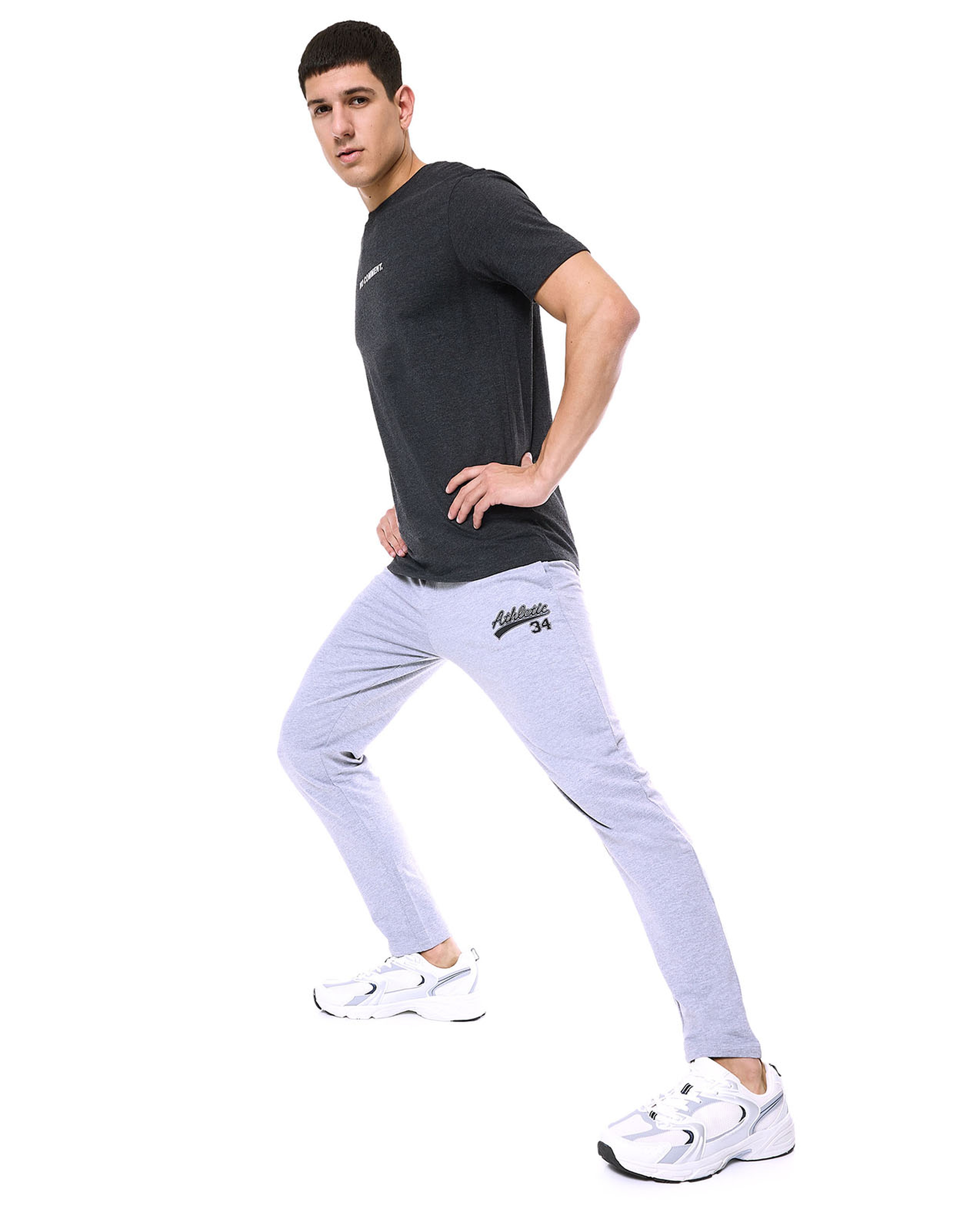 Print Detail Sweatpants with Drawstring waist