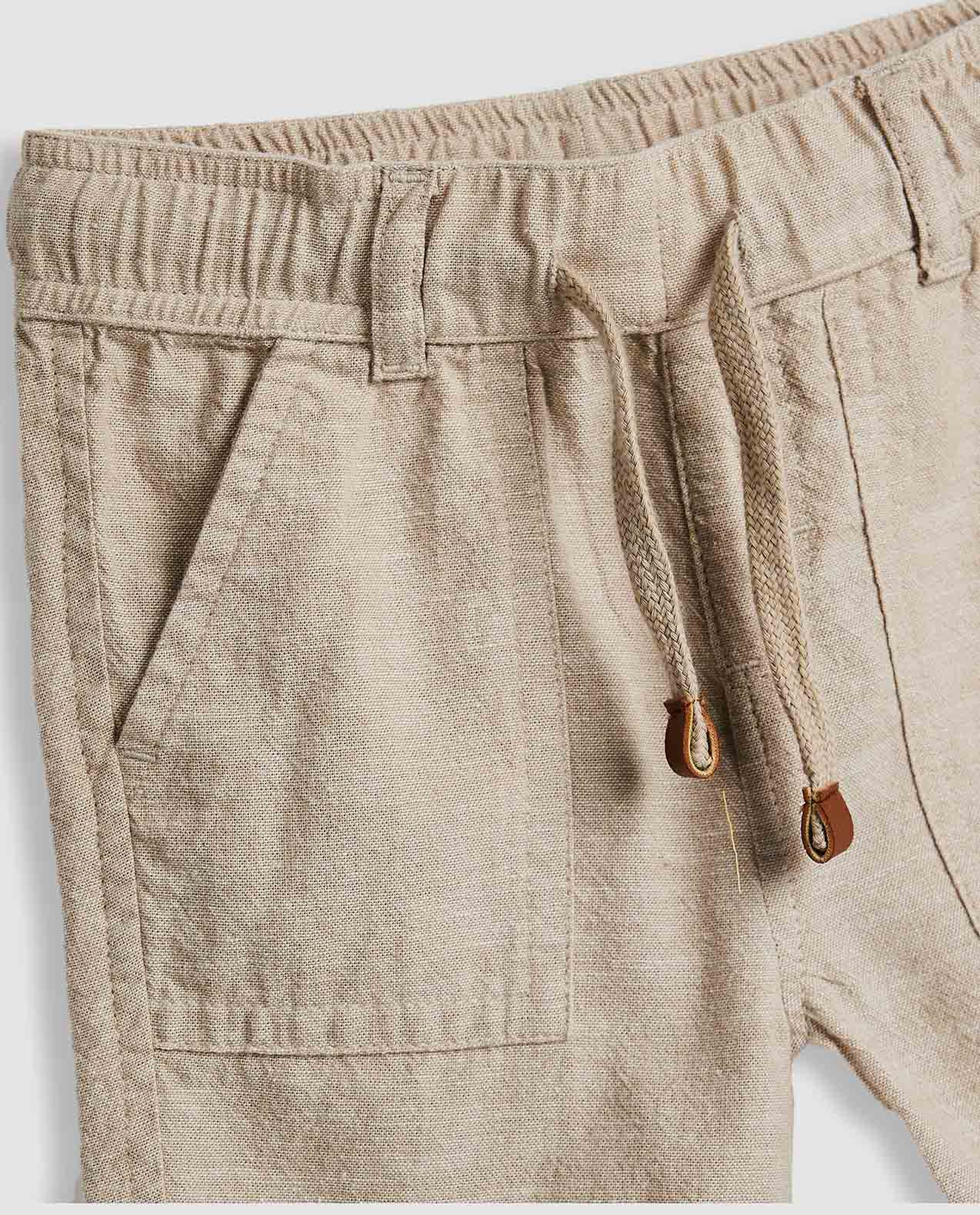 Textured Shirt and Shorts Set