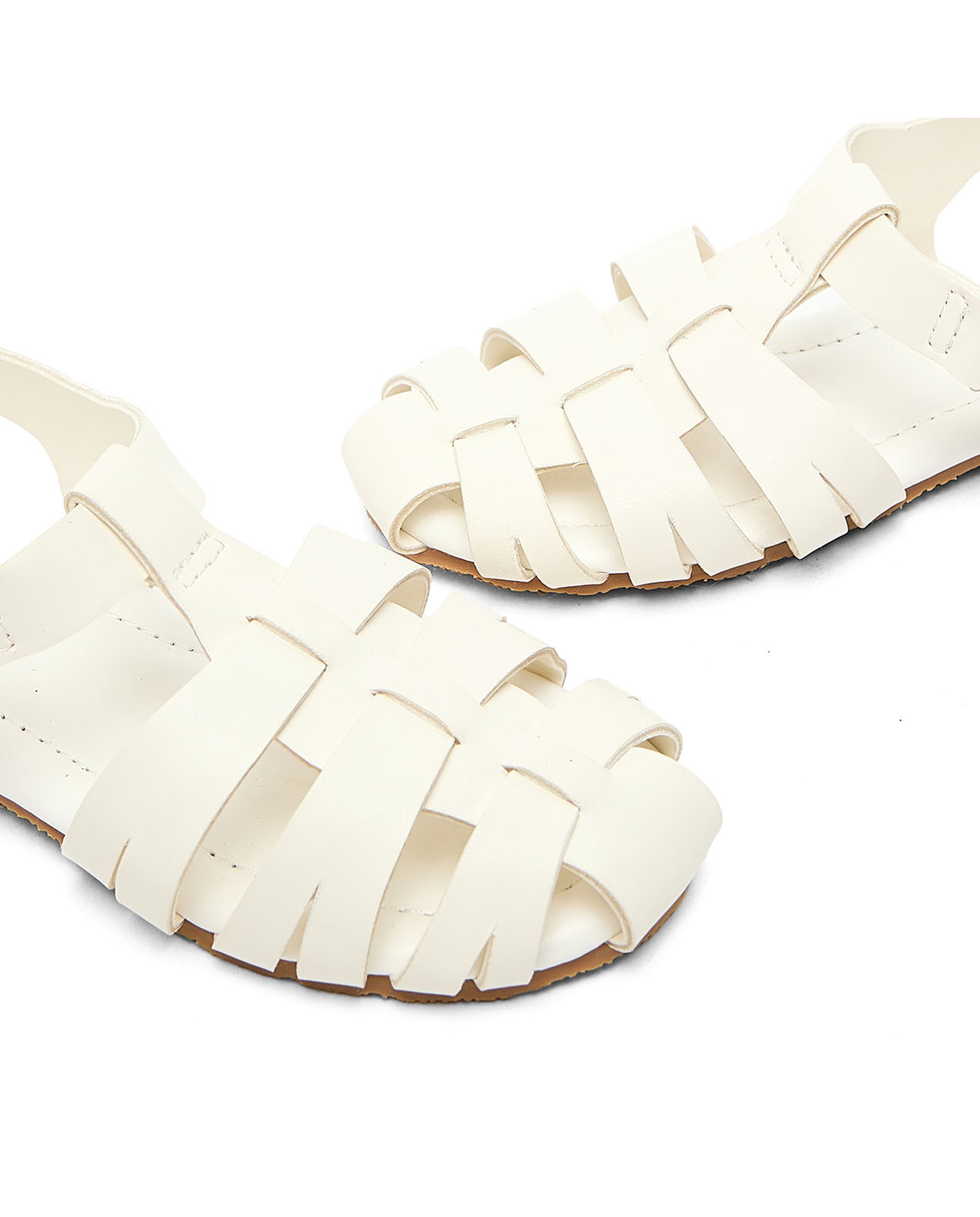 Metallic Fisherman Sandals