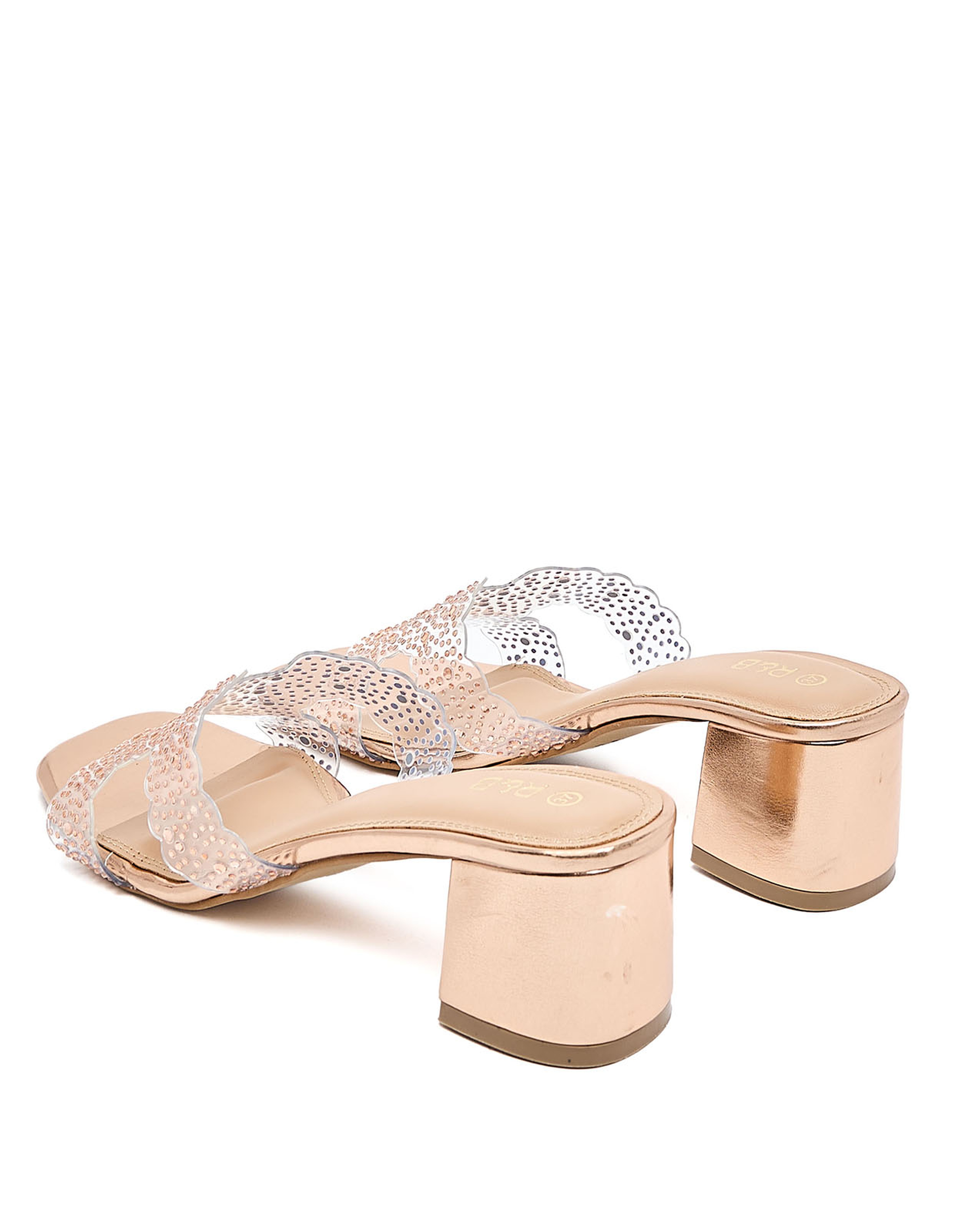 Embellished Heel Sandals