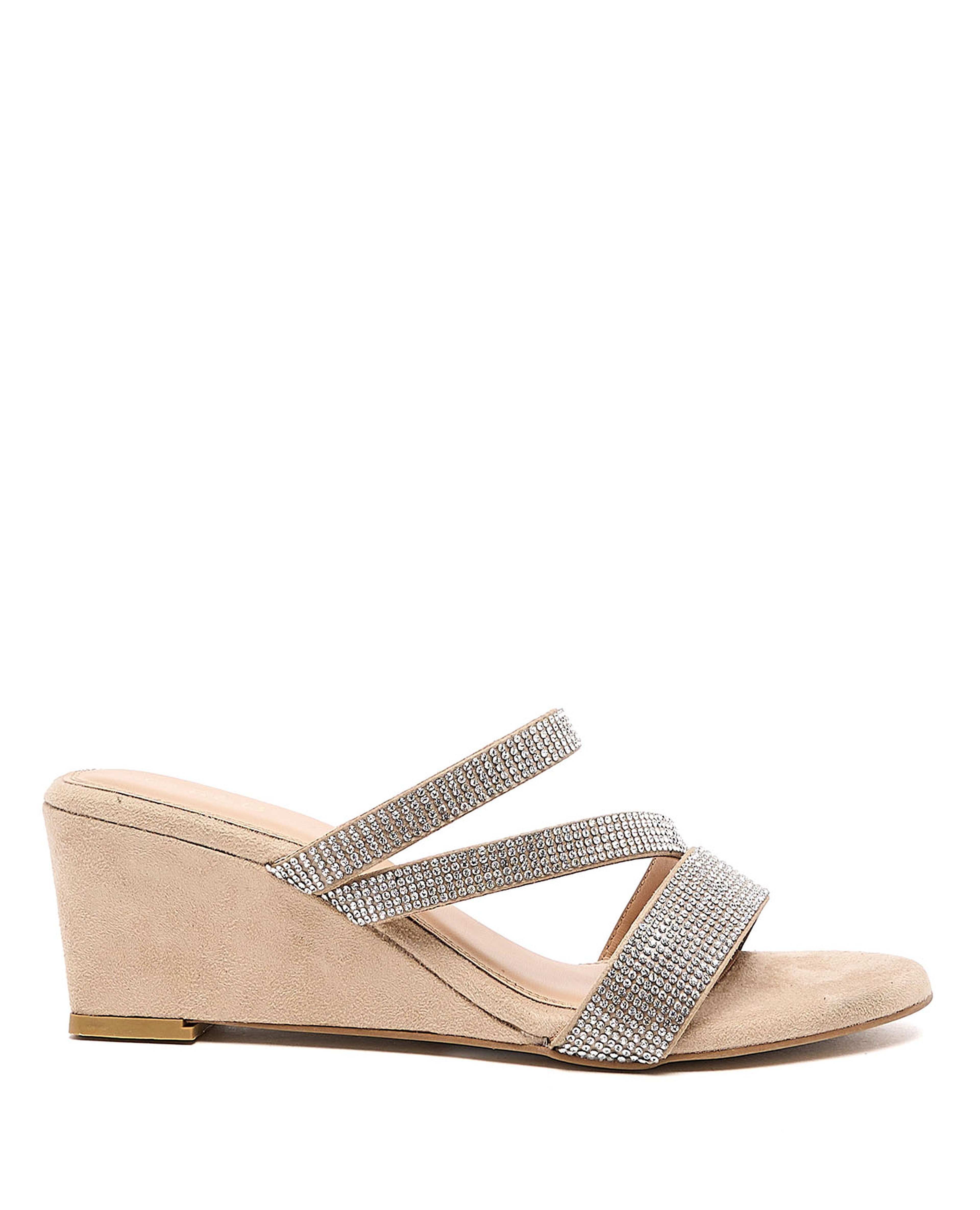 صندل ويدج مزخرف