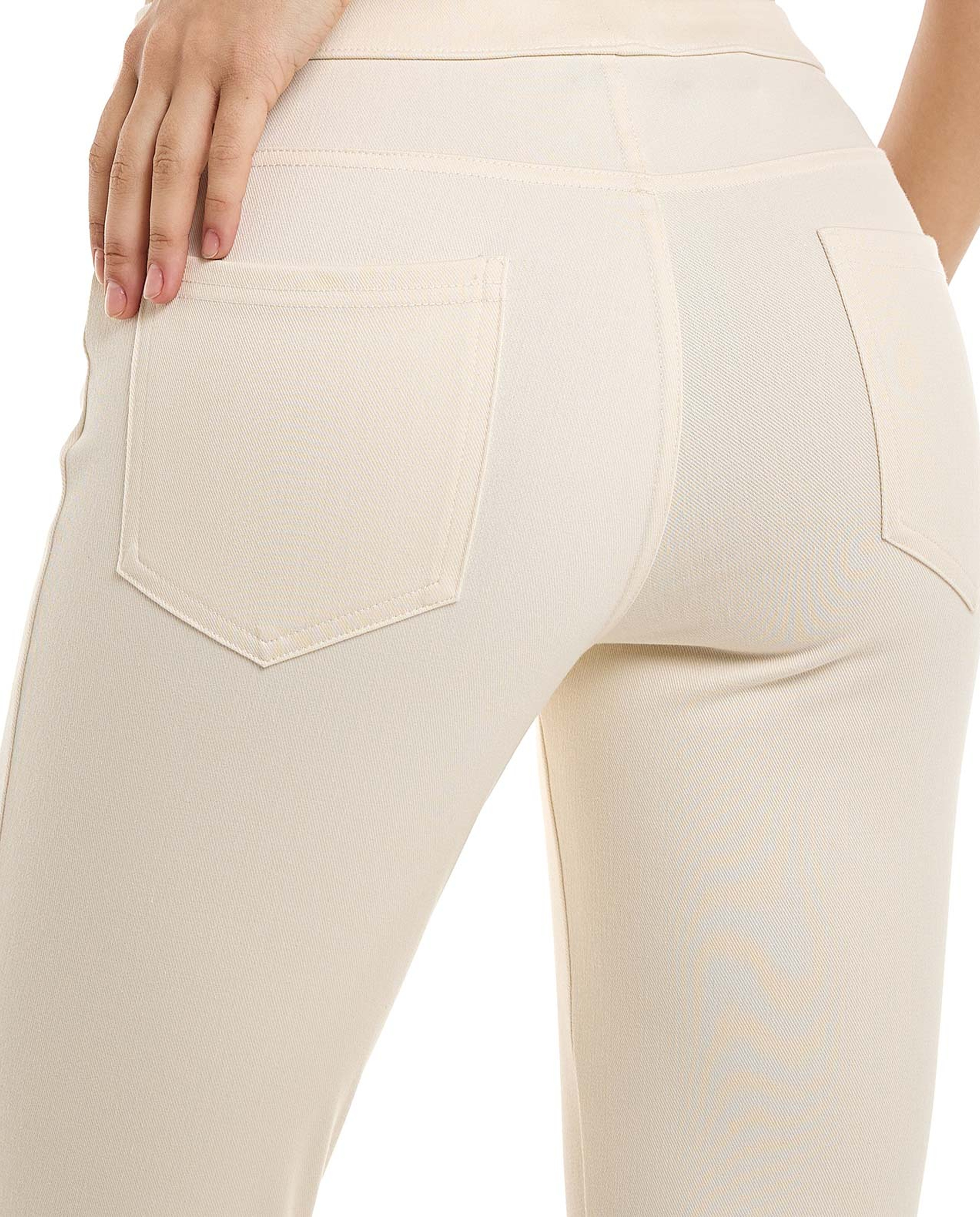 Solid Jeggings with Elastic Waist