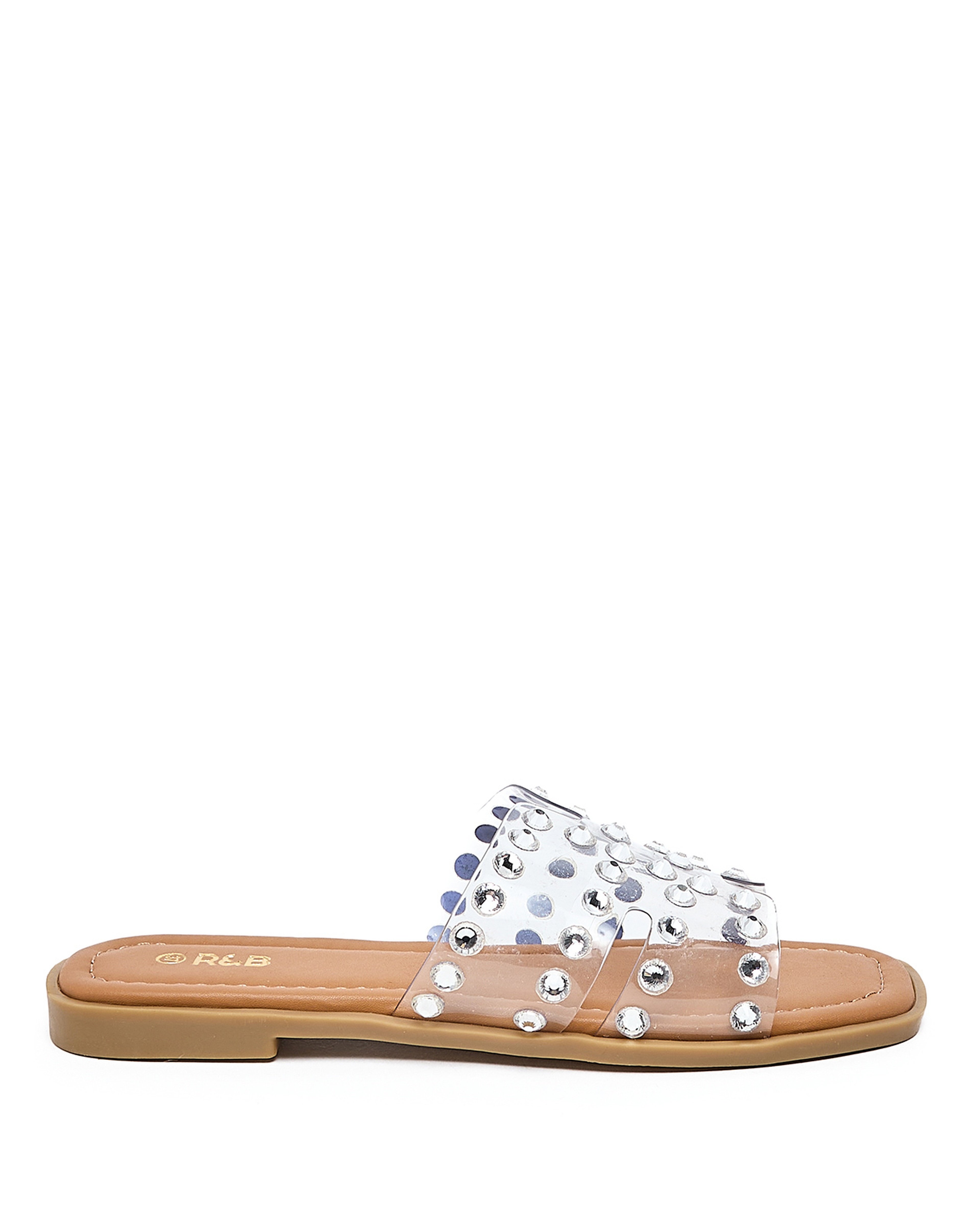 Embellished Flat Sandals