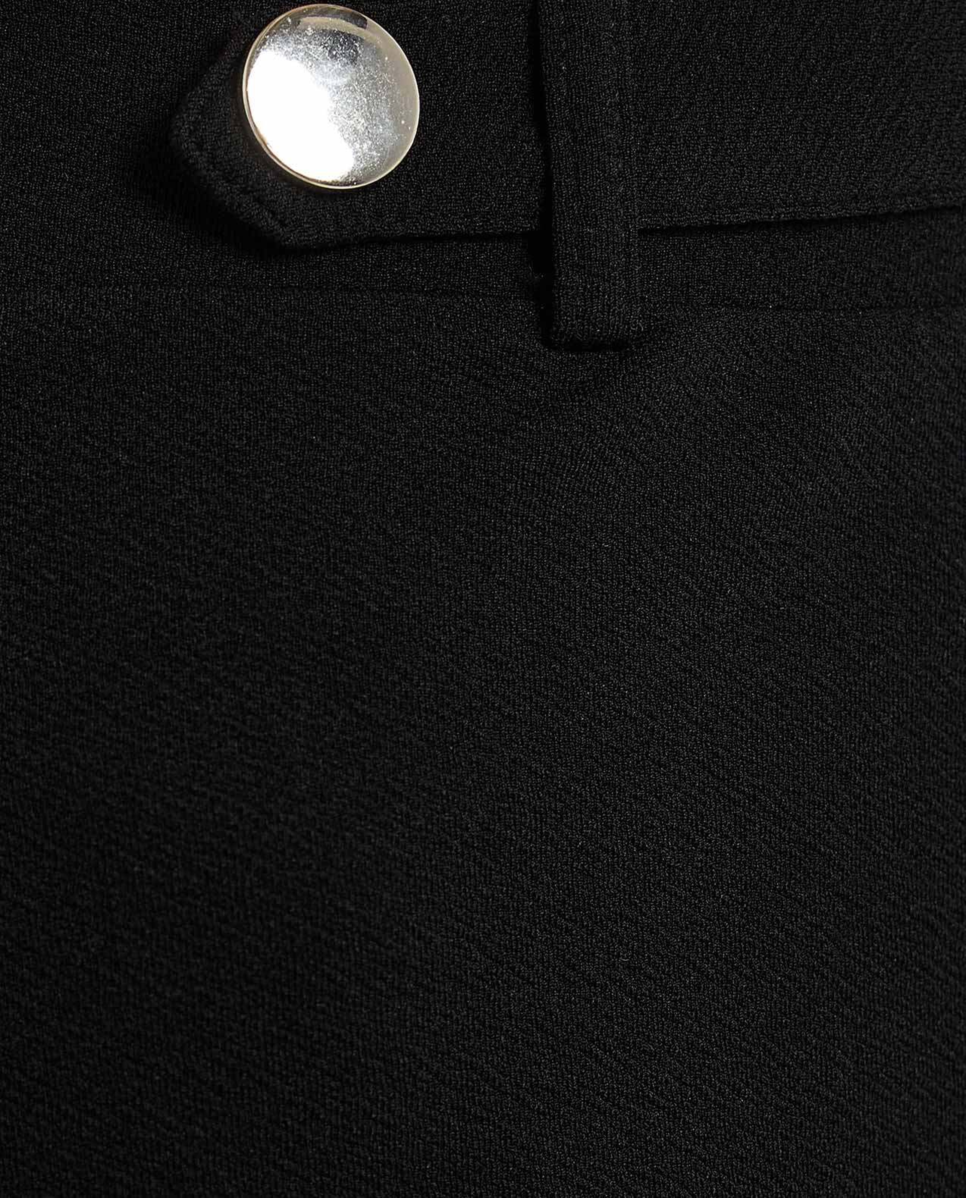 Solid Straight Fit Pants with Elastic Waist