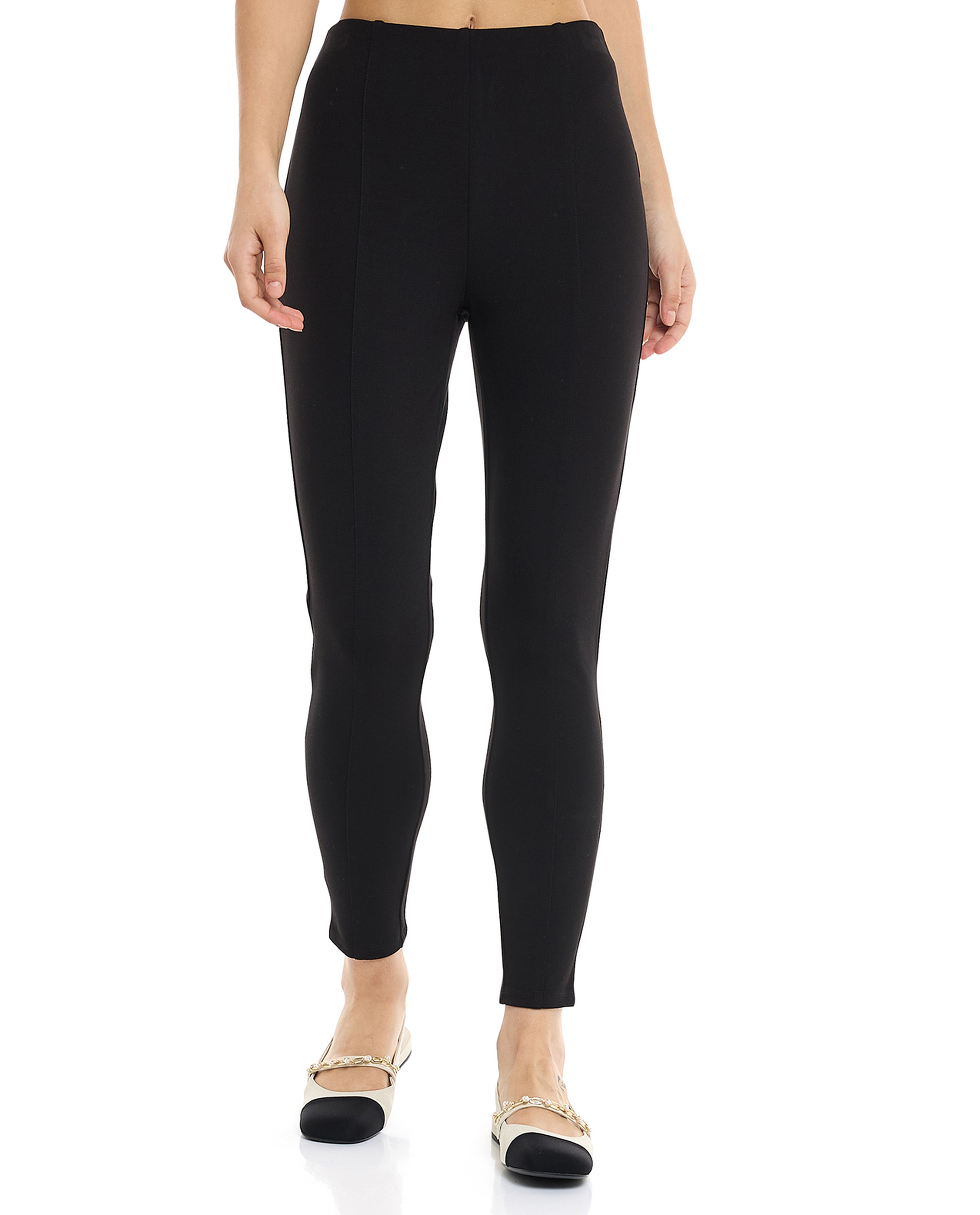 Solid Skinny Fit Pants