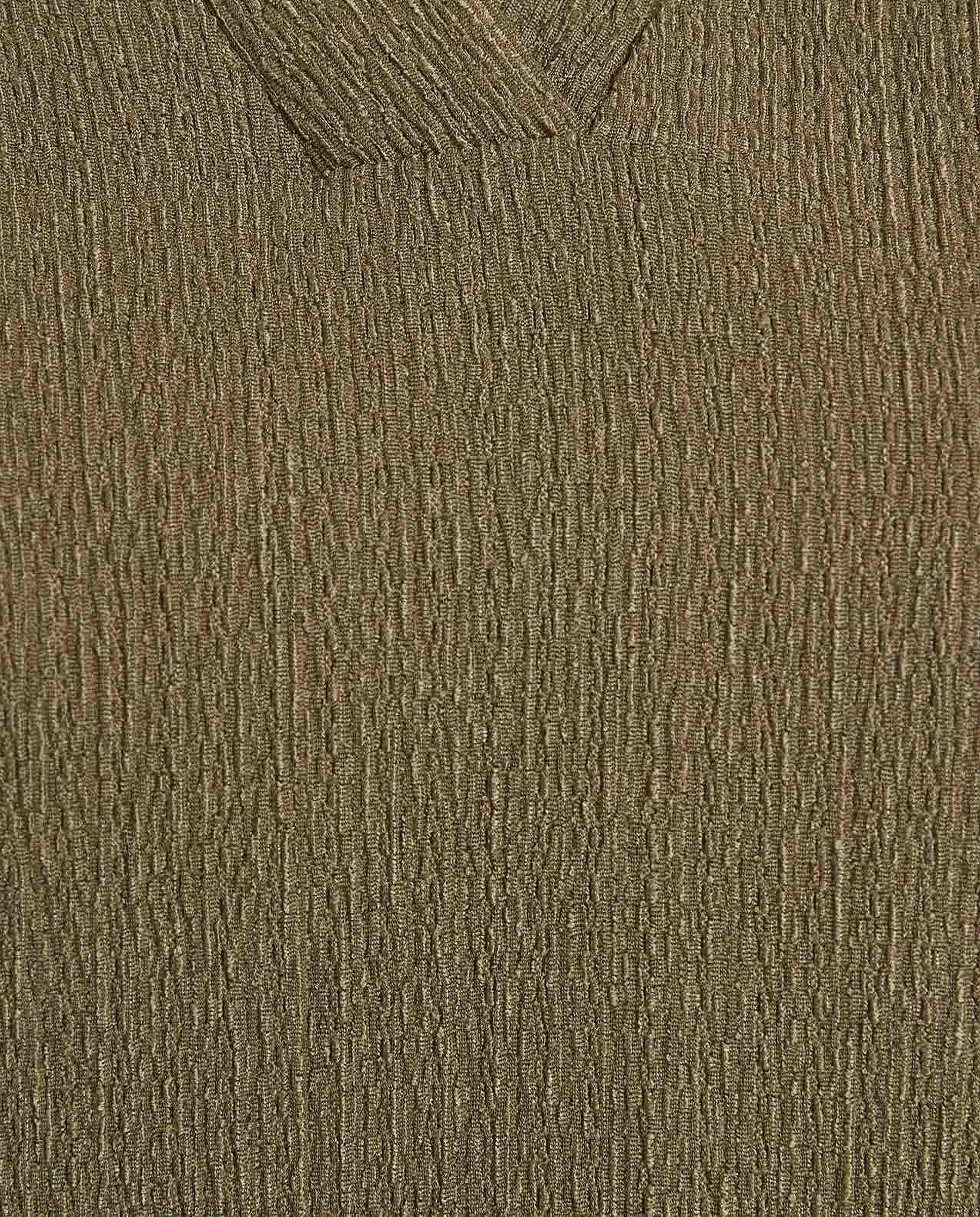 Textured Collared Top with Short Sleeves