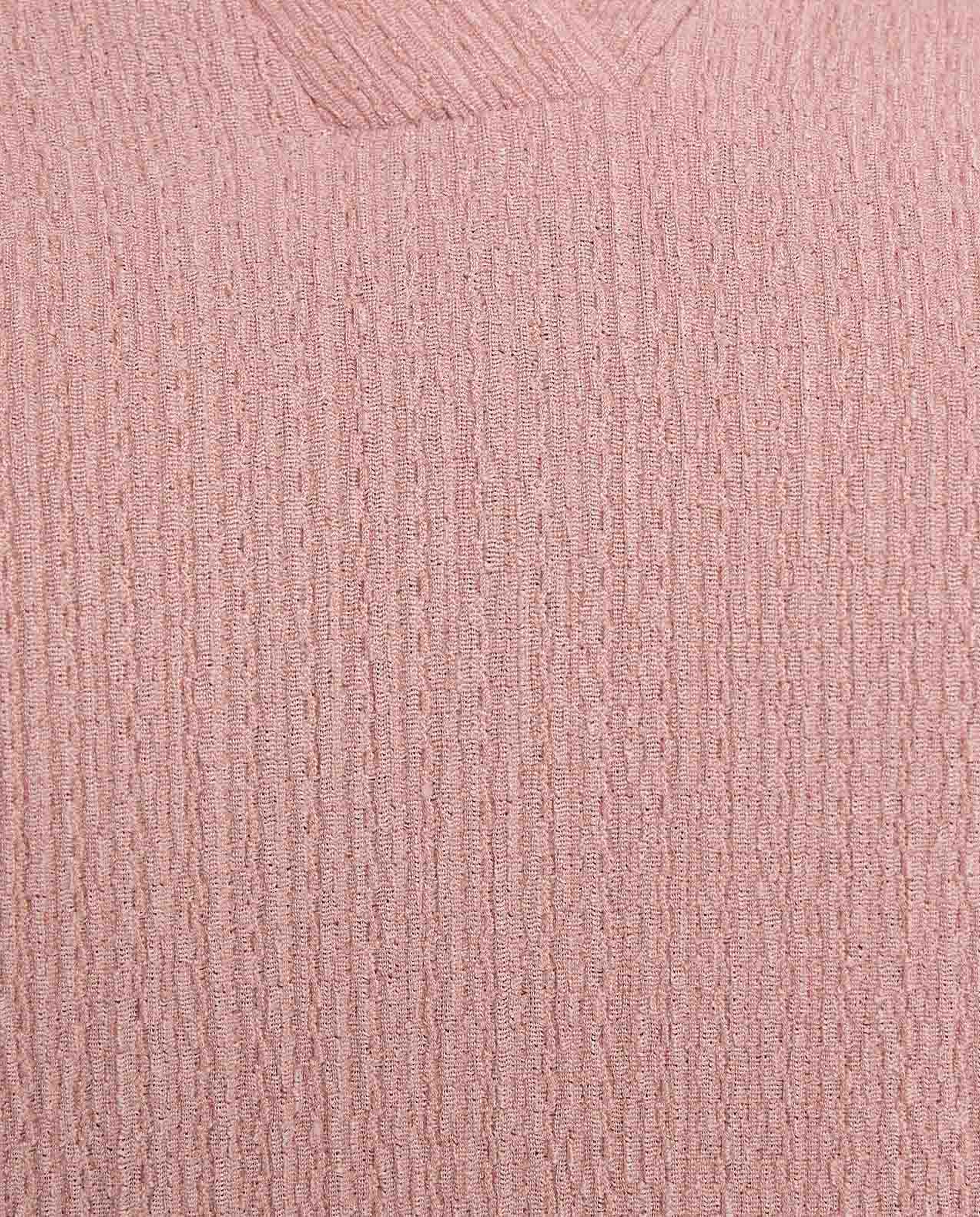 Textured Collared Top with Short Sleeves