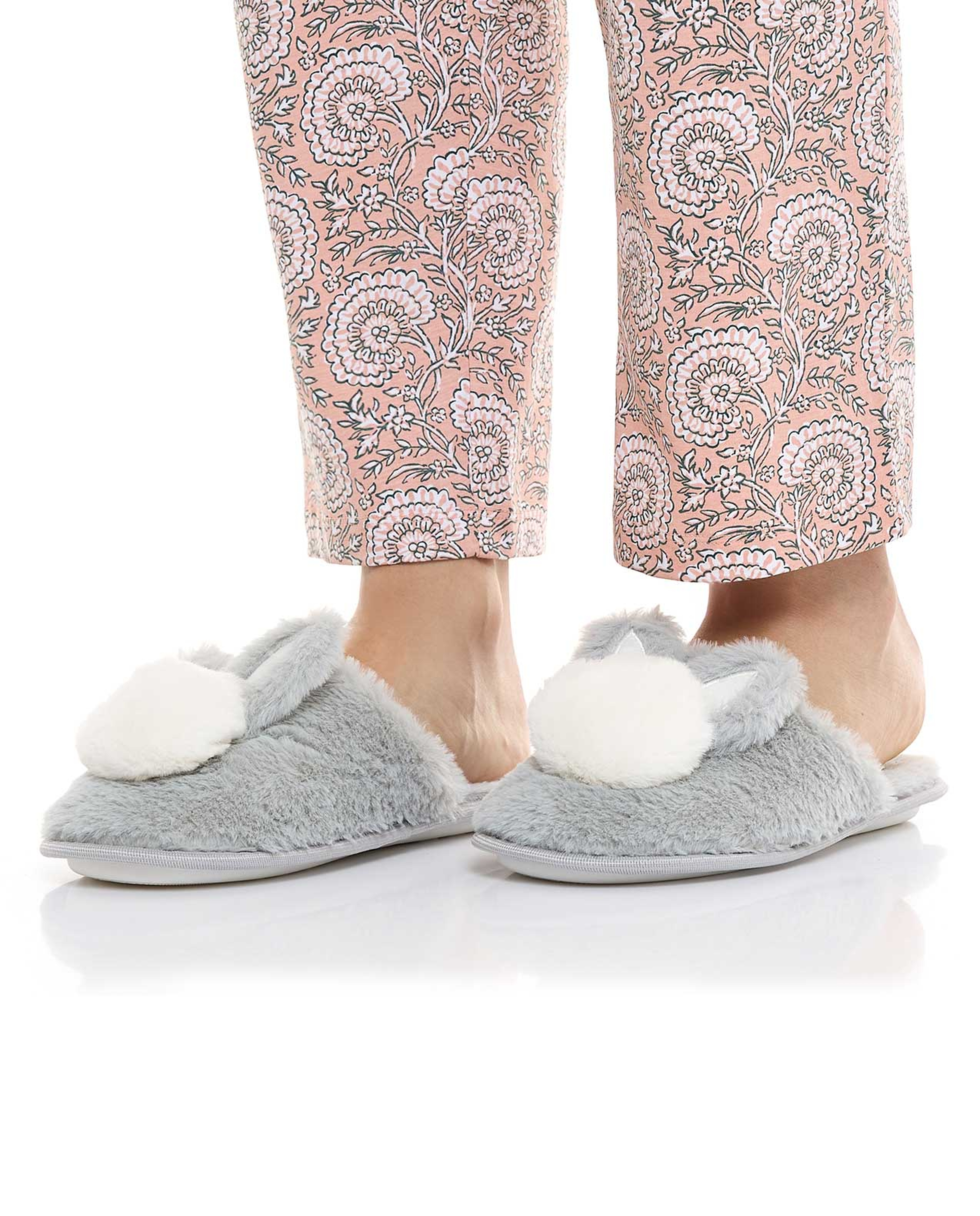 Furry Bedroom Slippers