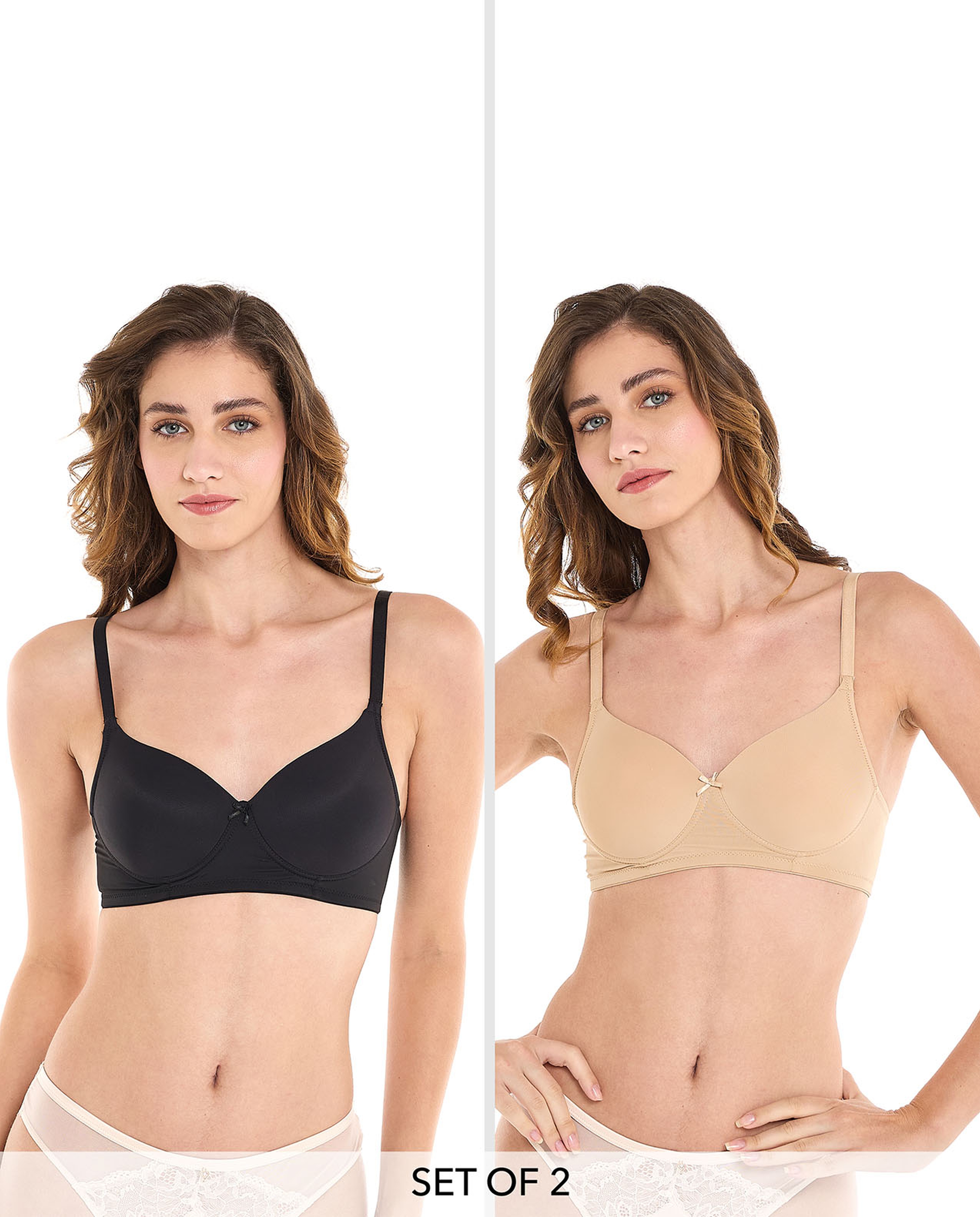 2 Pack Padded T-Shirt Bras