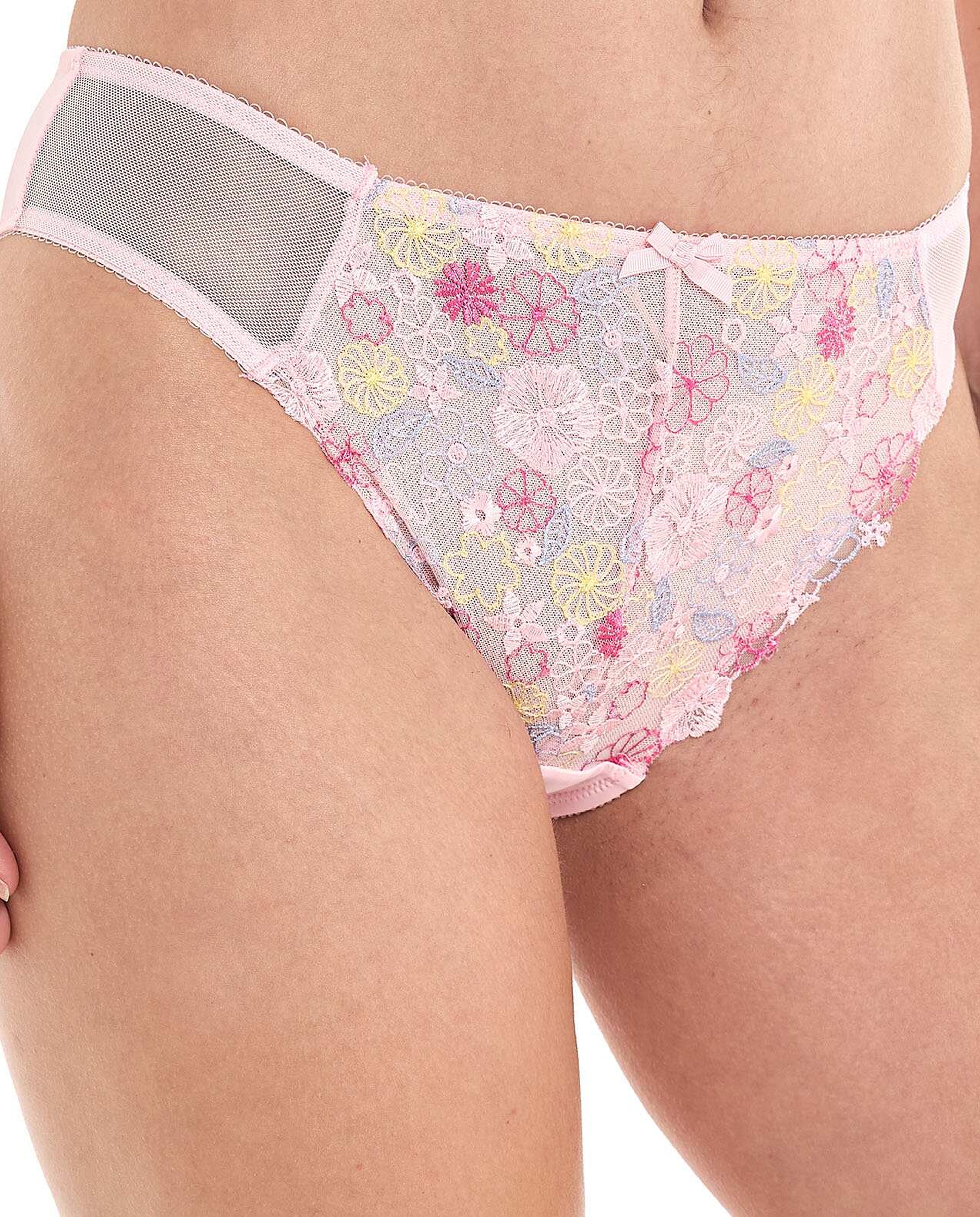 Embroidered Bikini Brief