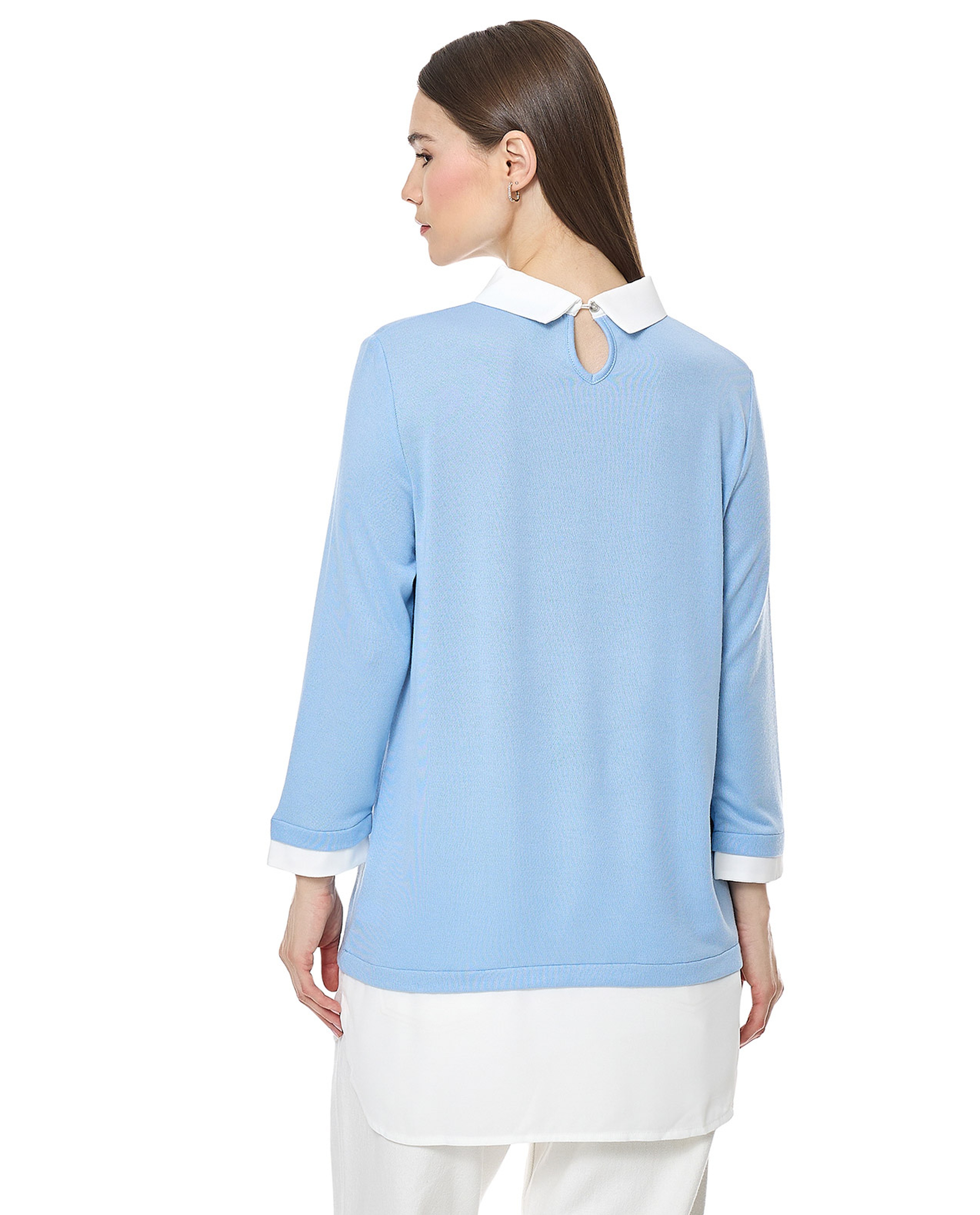 Solid Shirt Style Tunic