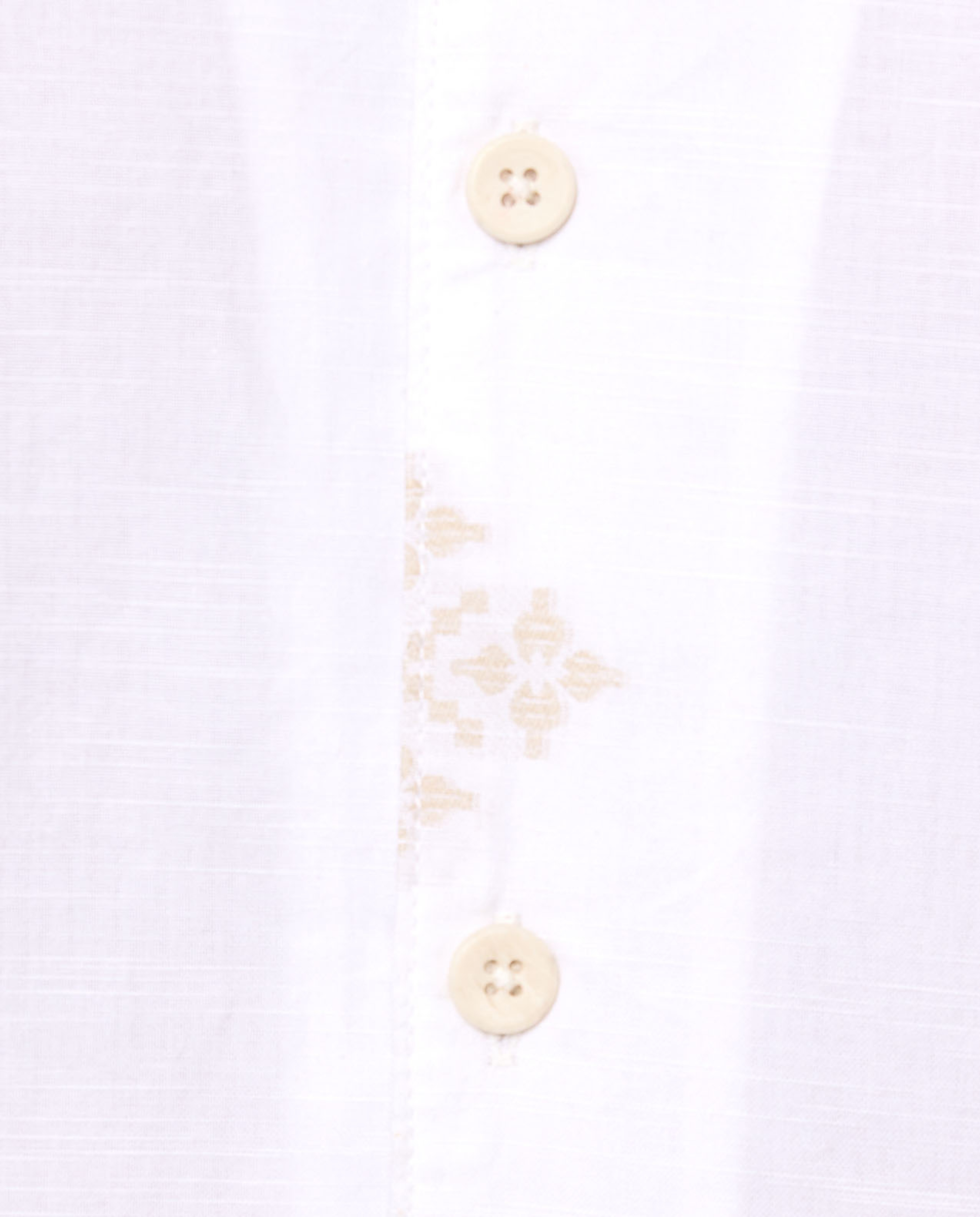 Printed Shirt with Revere Collar and Short Sleeves