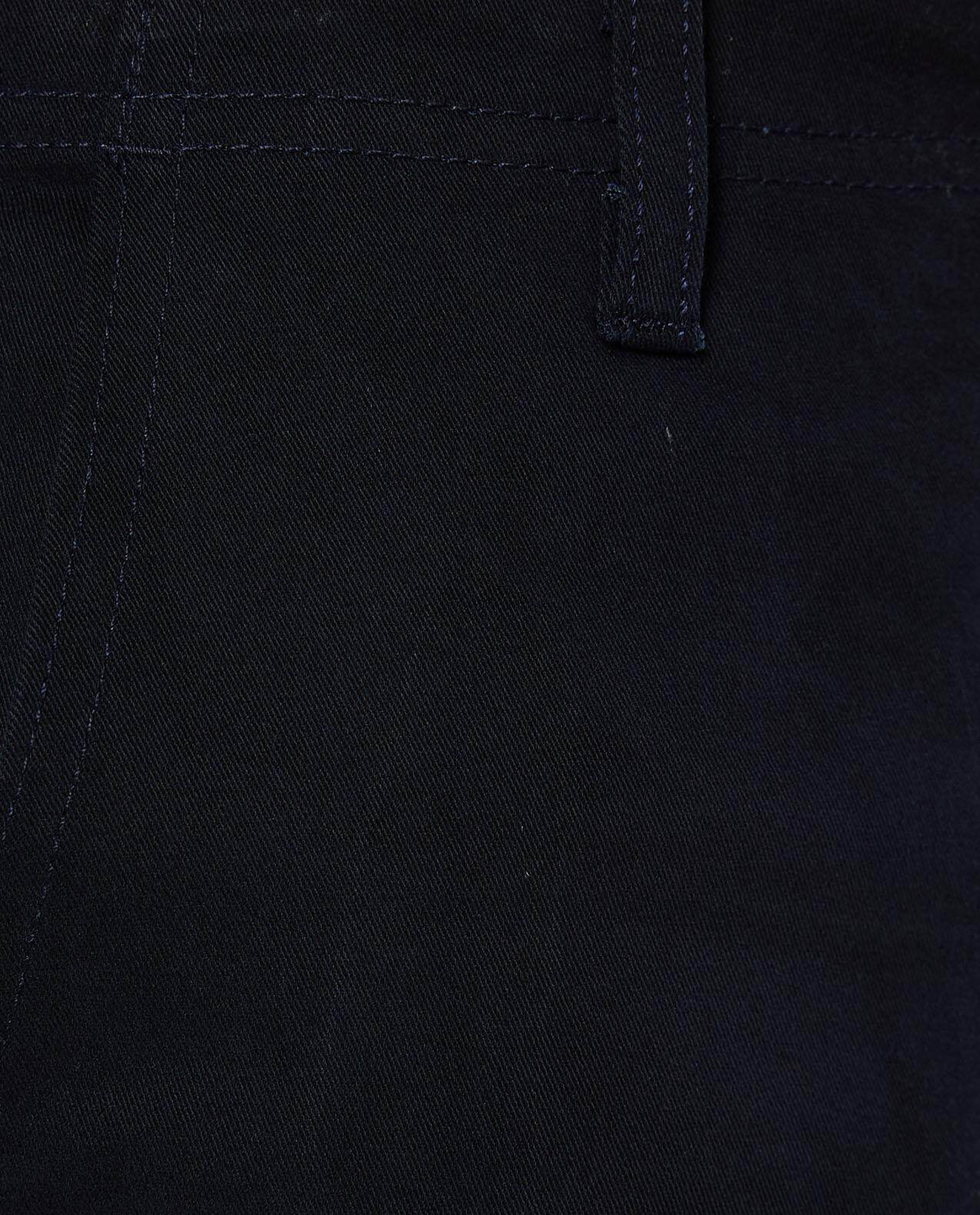 Solid Cargo Pants with Button Closure