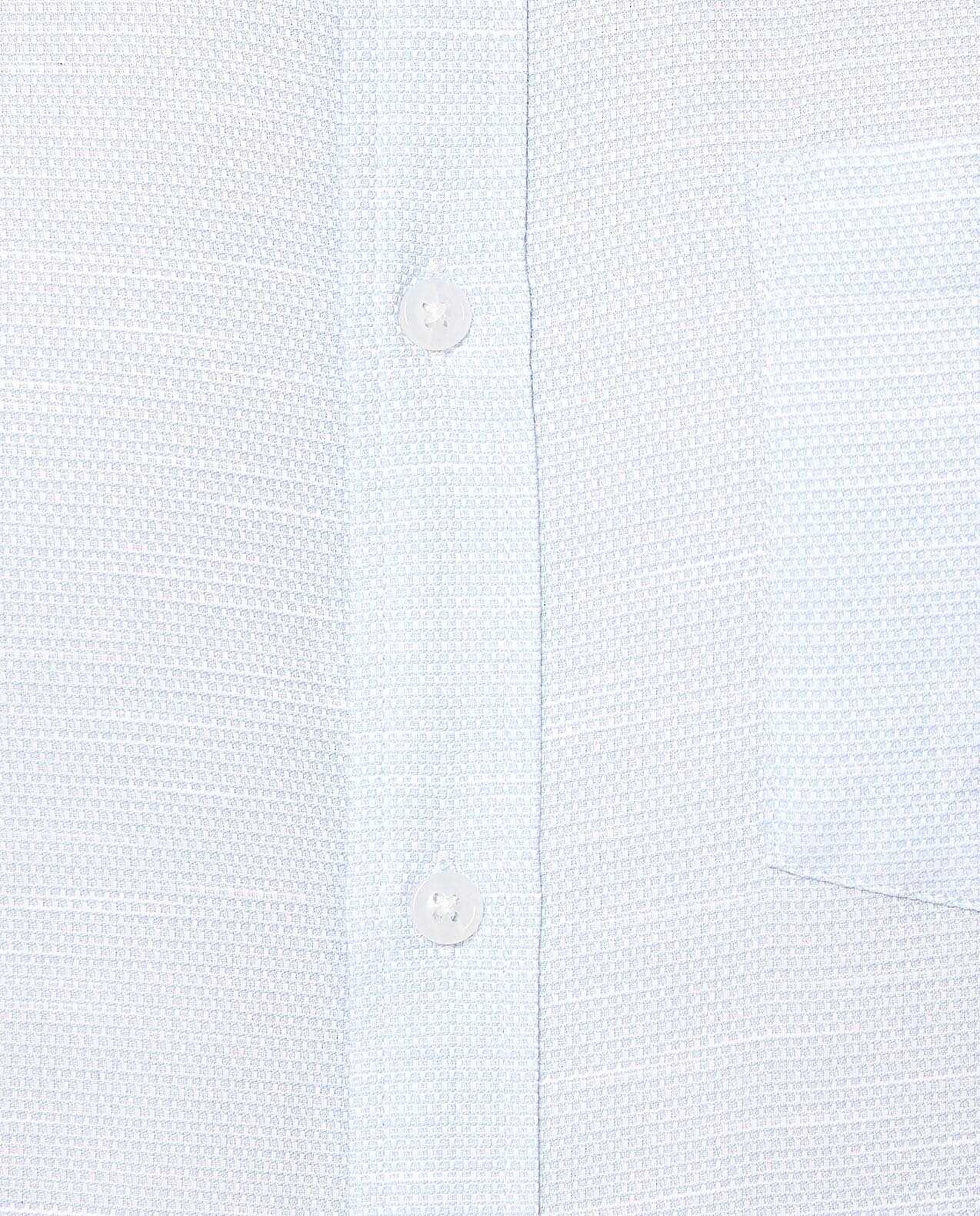 Textured Shirt with Button-Down Collar and Short Sleeves