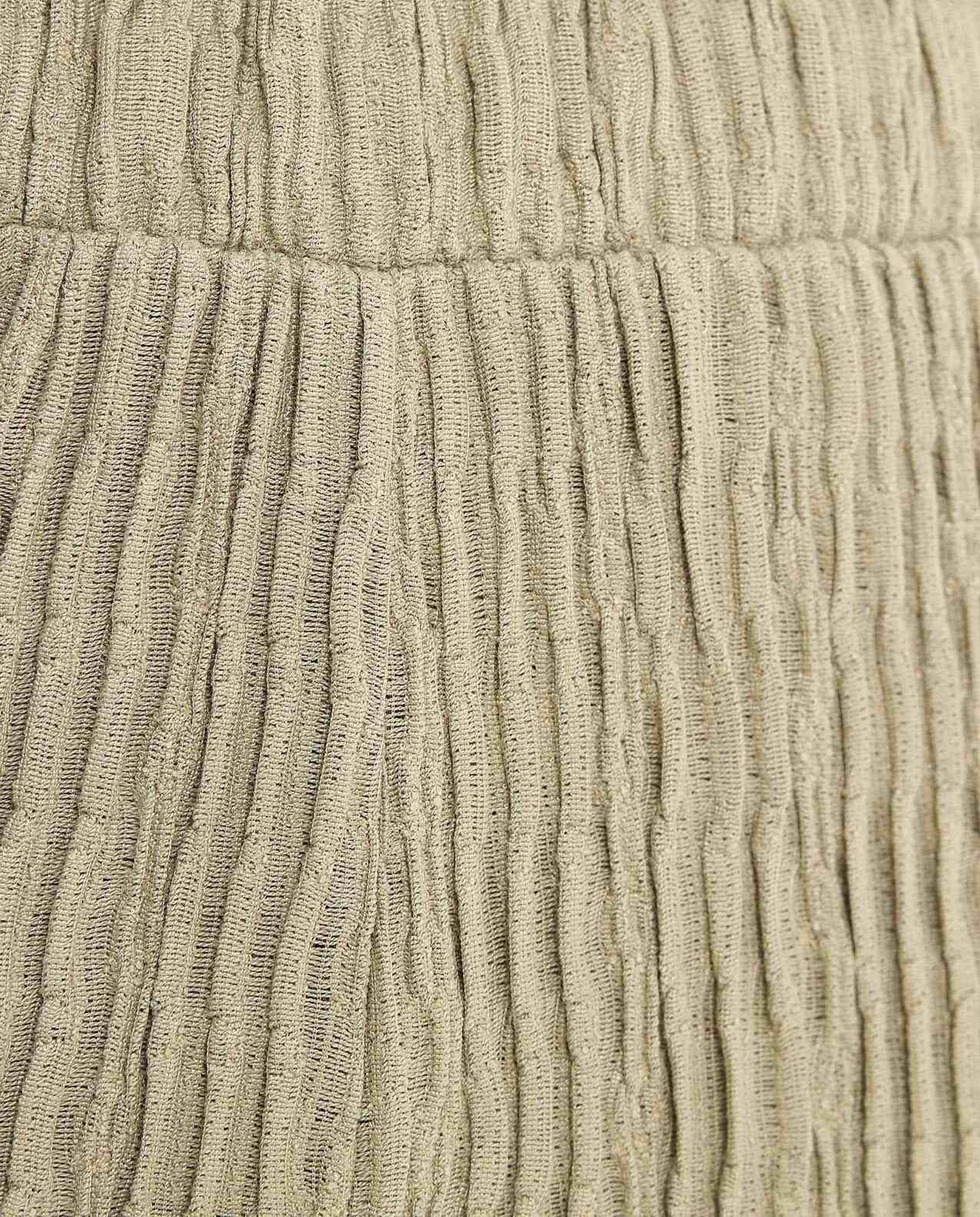 Textured Pants With Elastic Waist